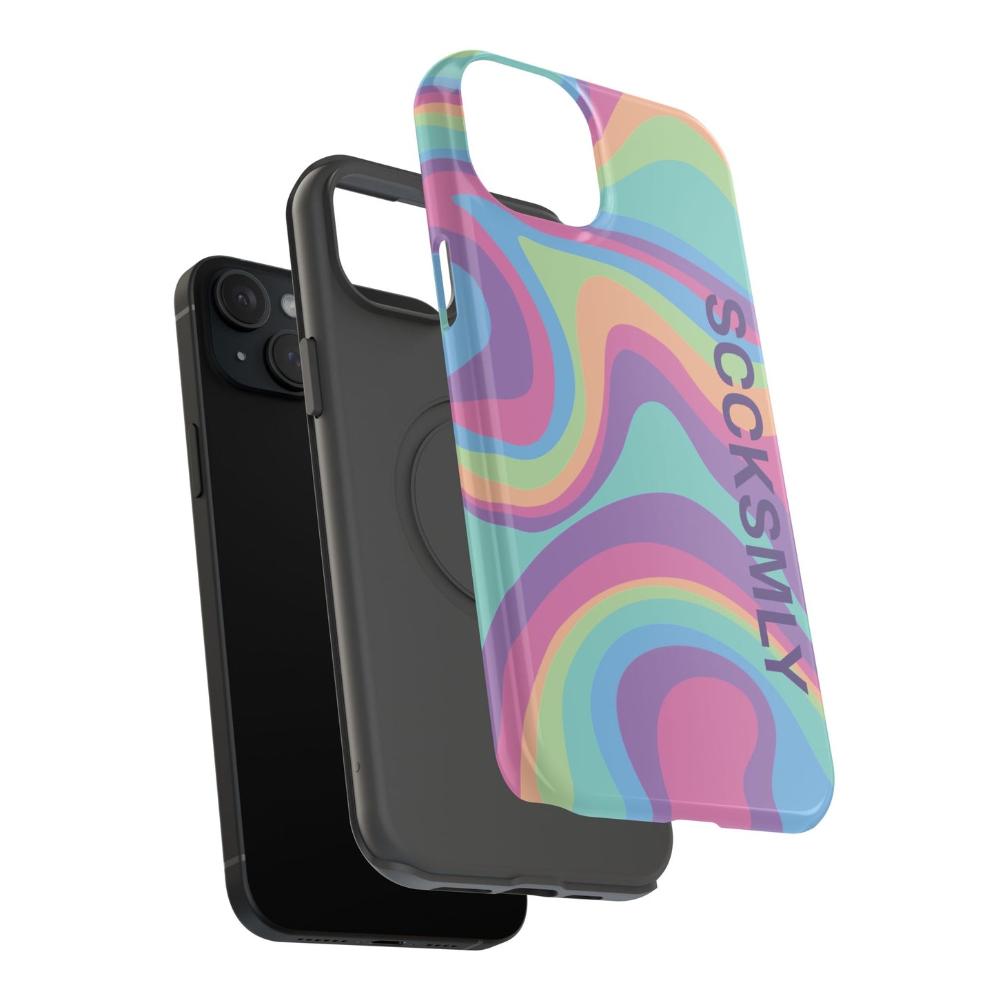 Pastel Swirl Phone Case for "IOS or Apple"