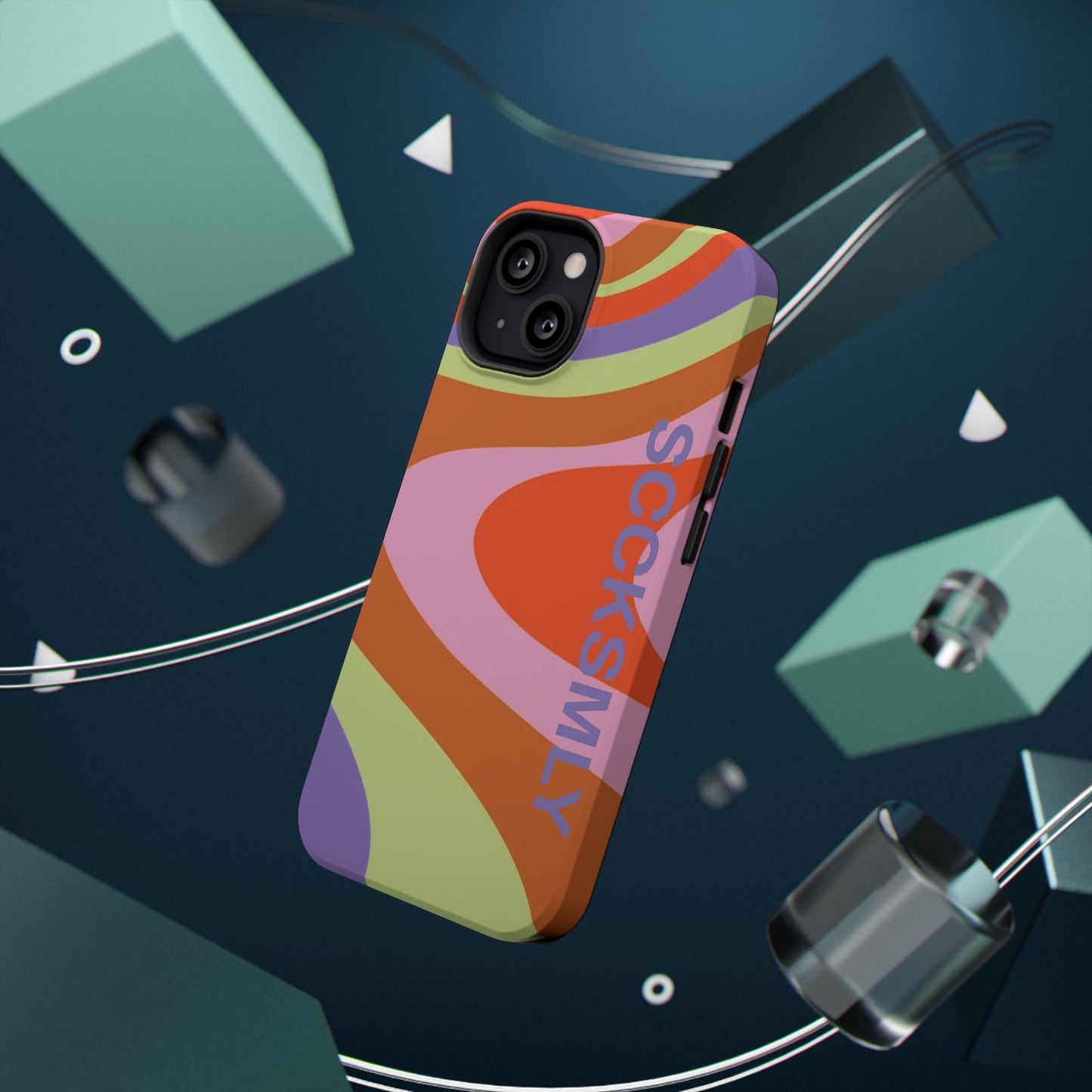 Curvy Swirl Phone Case for "IOS or Apple"