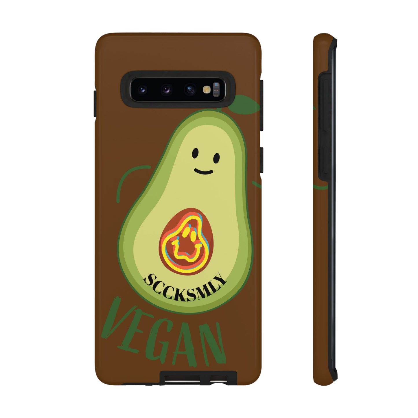 "Android" Playful Vegan Avocado Phone Case - Tough, Durable Protection with a Fun Design