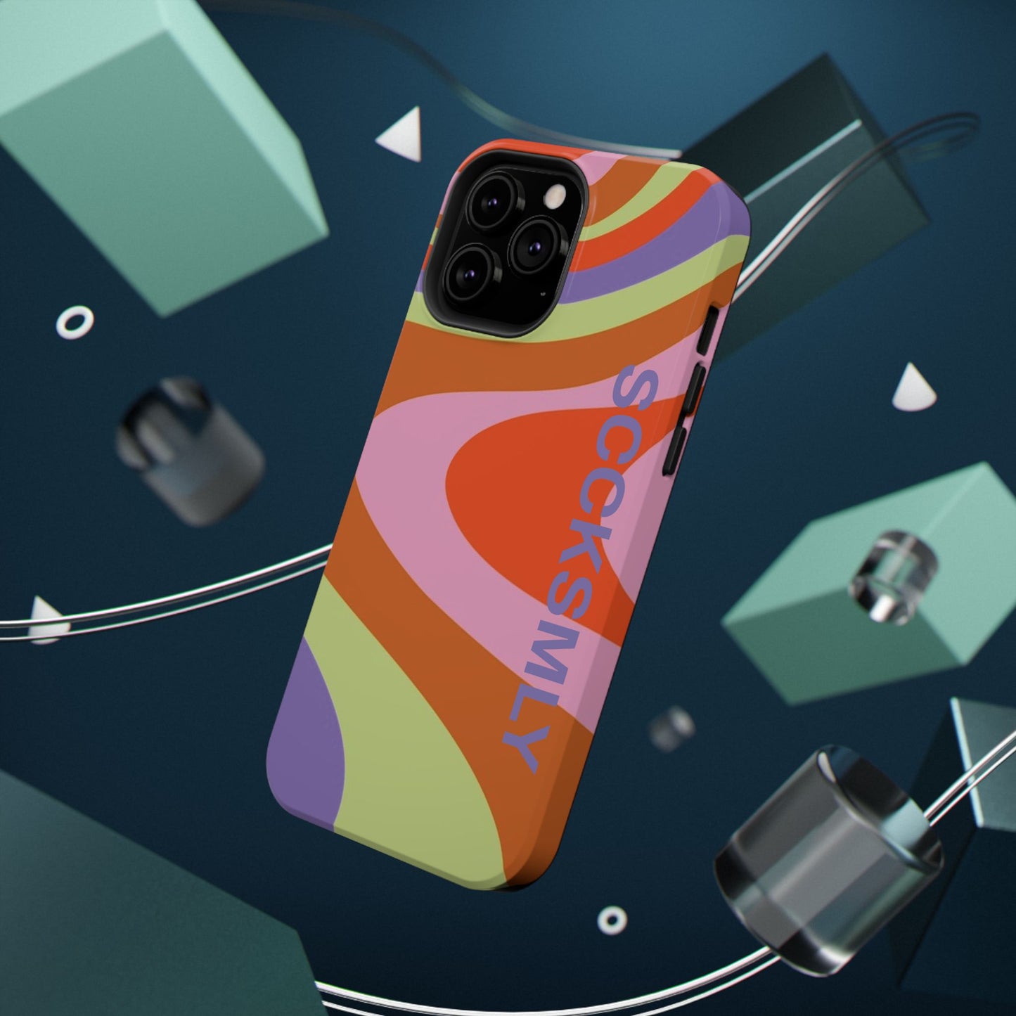 Curvy Swirl Phone Case for "IOS or Apple"