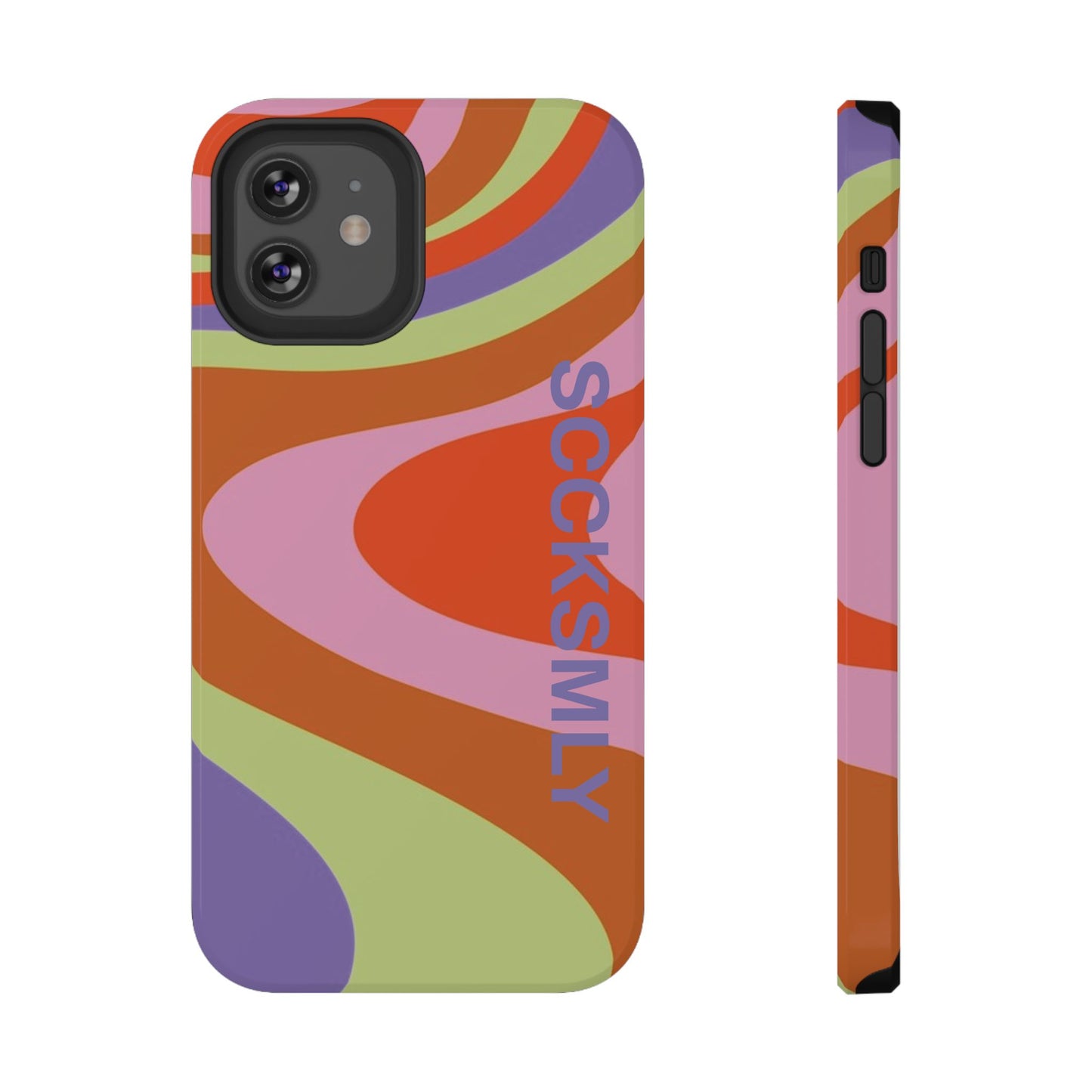 Curvy Swirl Phone Case for "IOS or Apple"