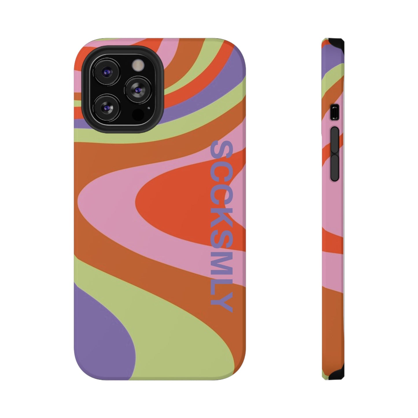 Curvy Swirl Phone Case for "IOS or Apple"