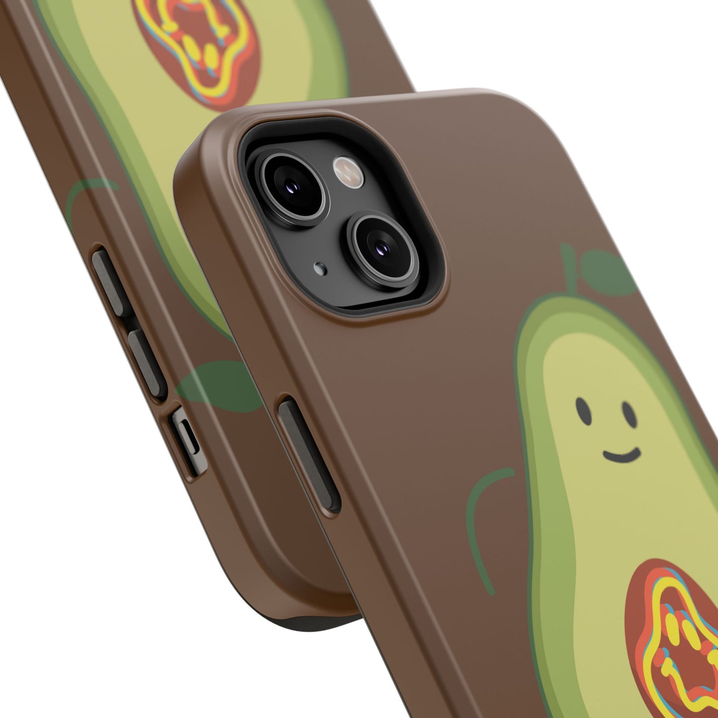 "IOS or Apple" Playful Vegan Avocado Phone Case - Tough, Durable Protection with a Fun Design