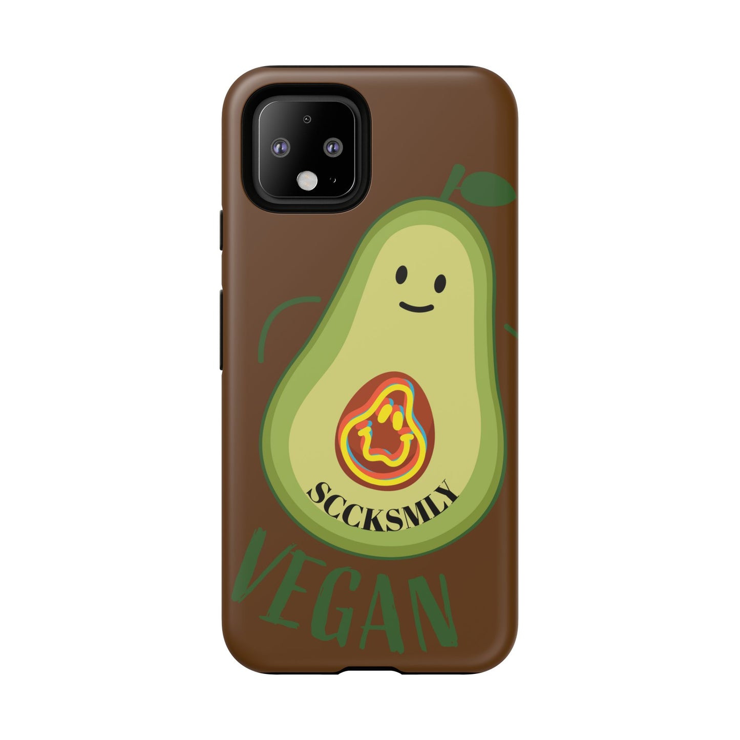 "Google Pixel" Playful Vegan Avocado Phone Case - Tough, Durable Protection with a Fun Design