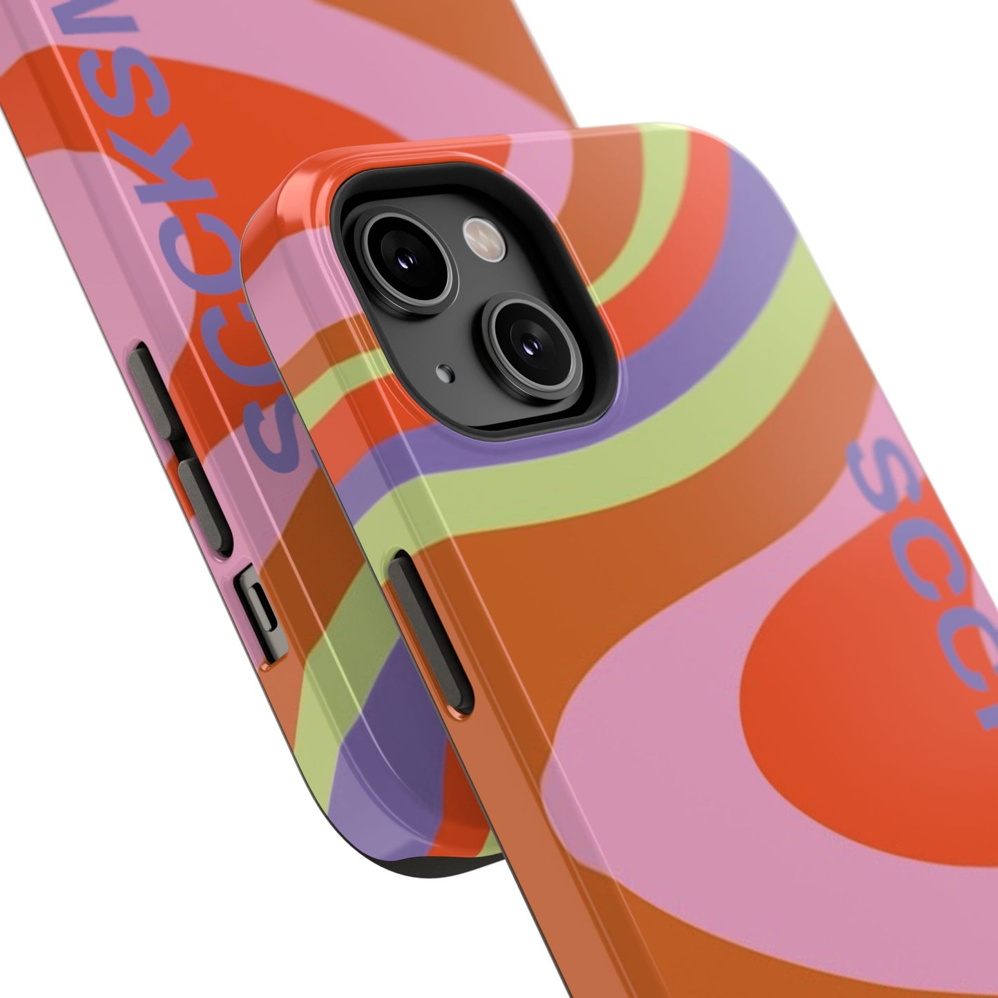 Curvy Swirl Phone Case for "IOS or Apple"