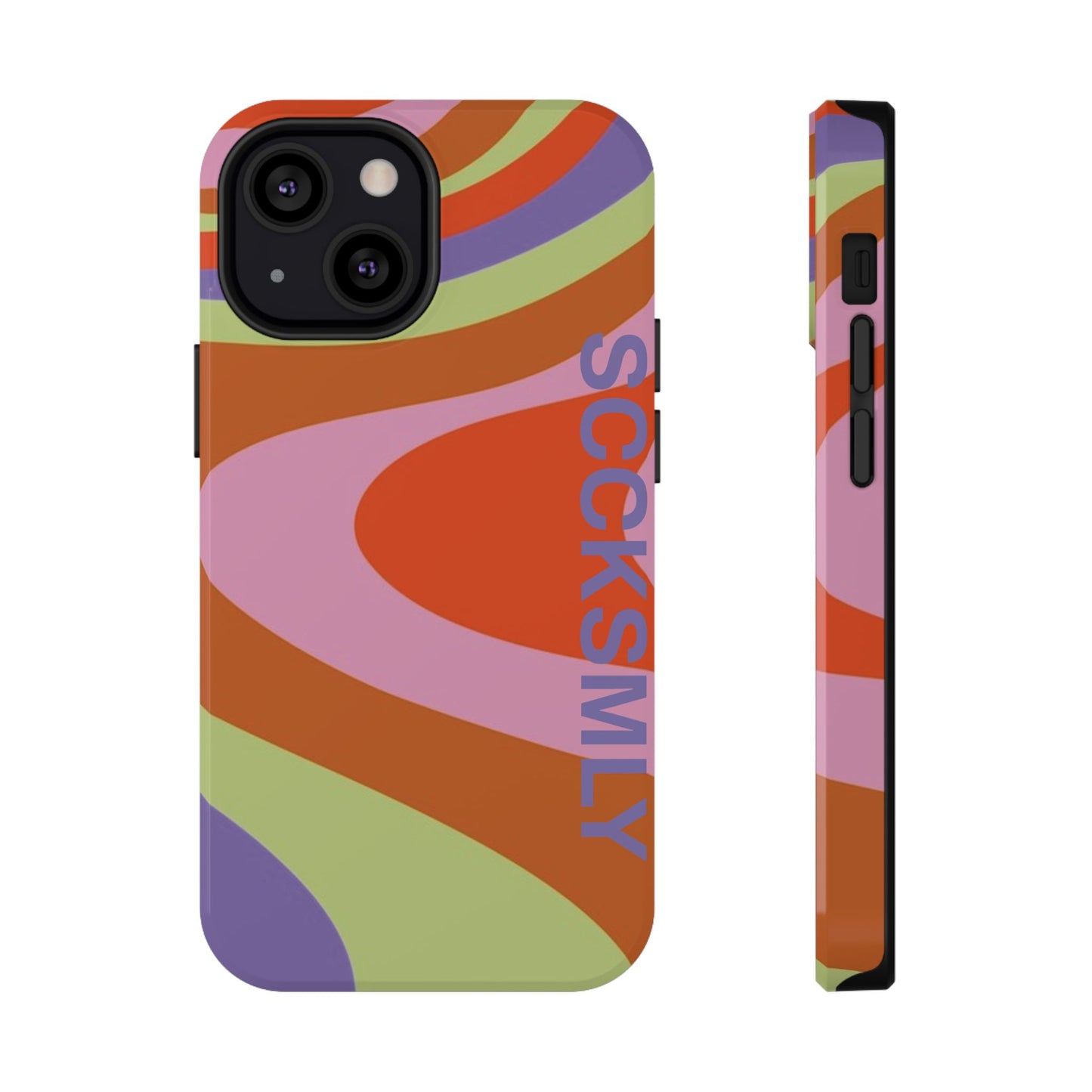 Curvy Swirl Phone Case for "IOS or Apple"
