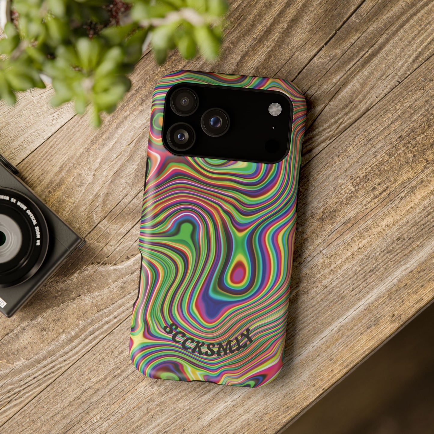Acid Swirl Phone Case for Apple