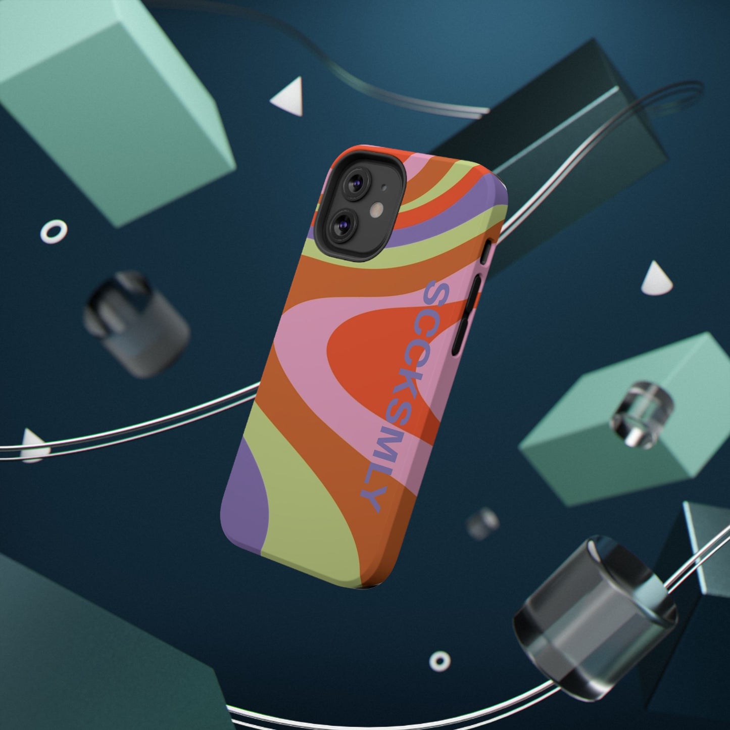 Curvy Swirl Phone Case for "IOS or Apple"
