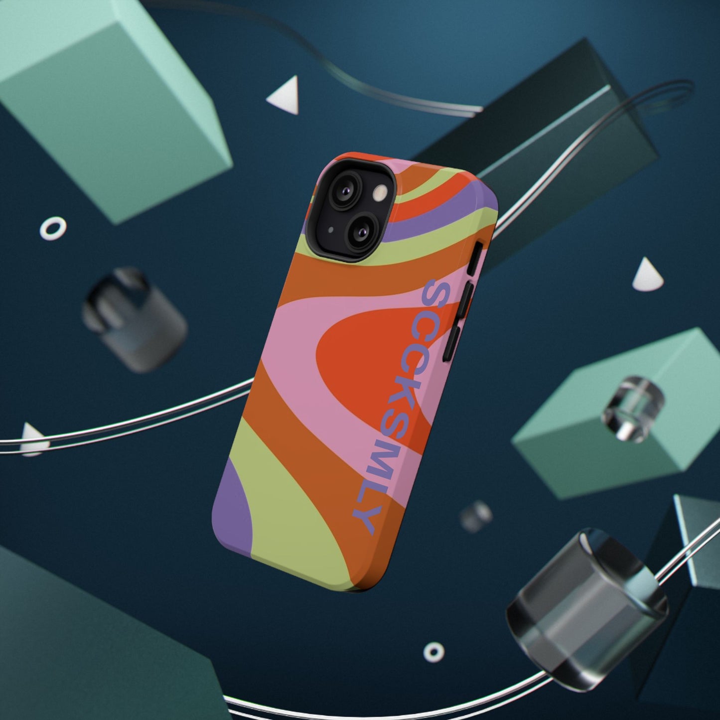 Curvy Swirl Phone Case for "IOS or Apple"