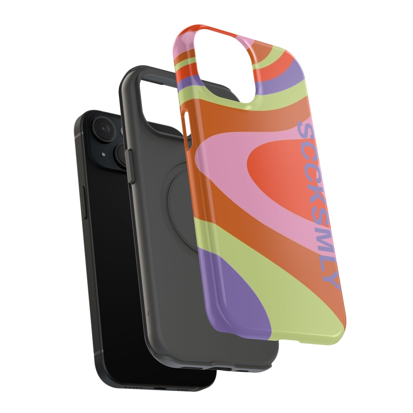 Curvy Swirl Phone Case for "IOS or Apple"