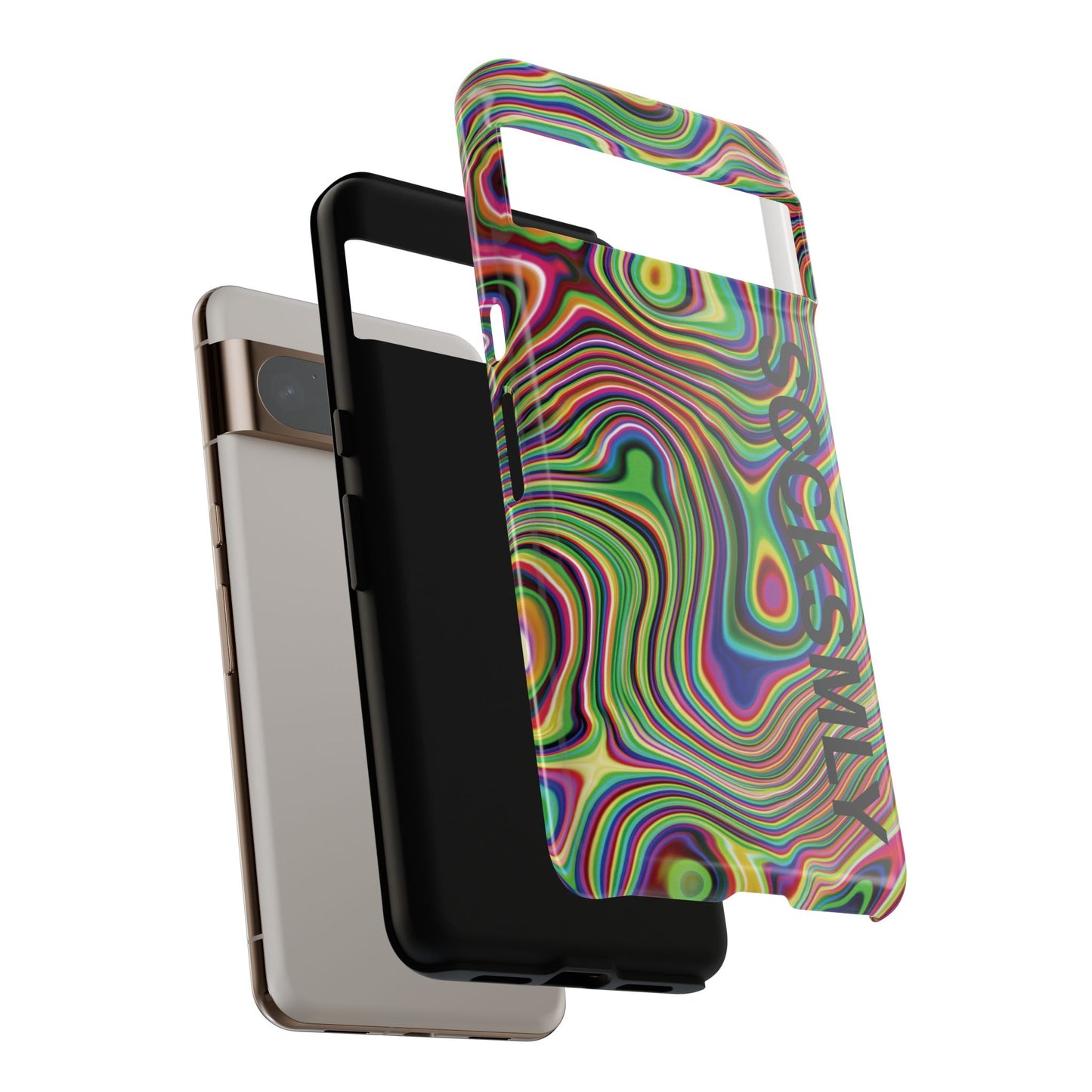 Acid Swirl Phone Case for Google Pixel