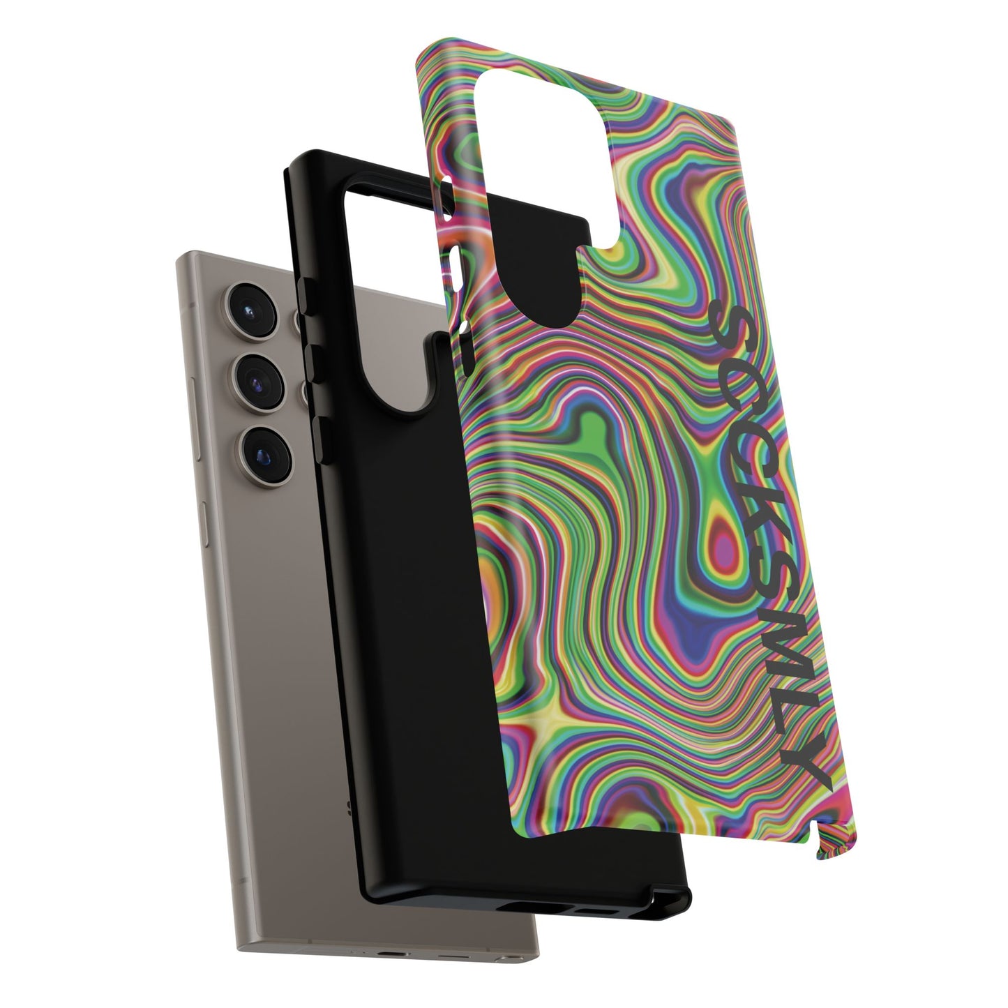 Acid Swirl Phone Case for Samsung