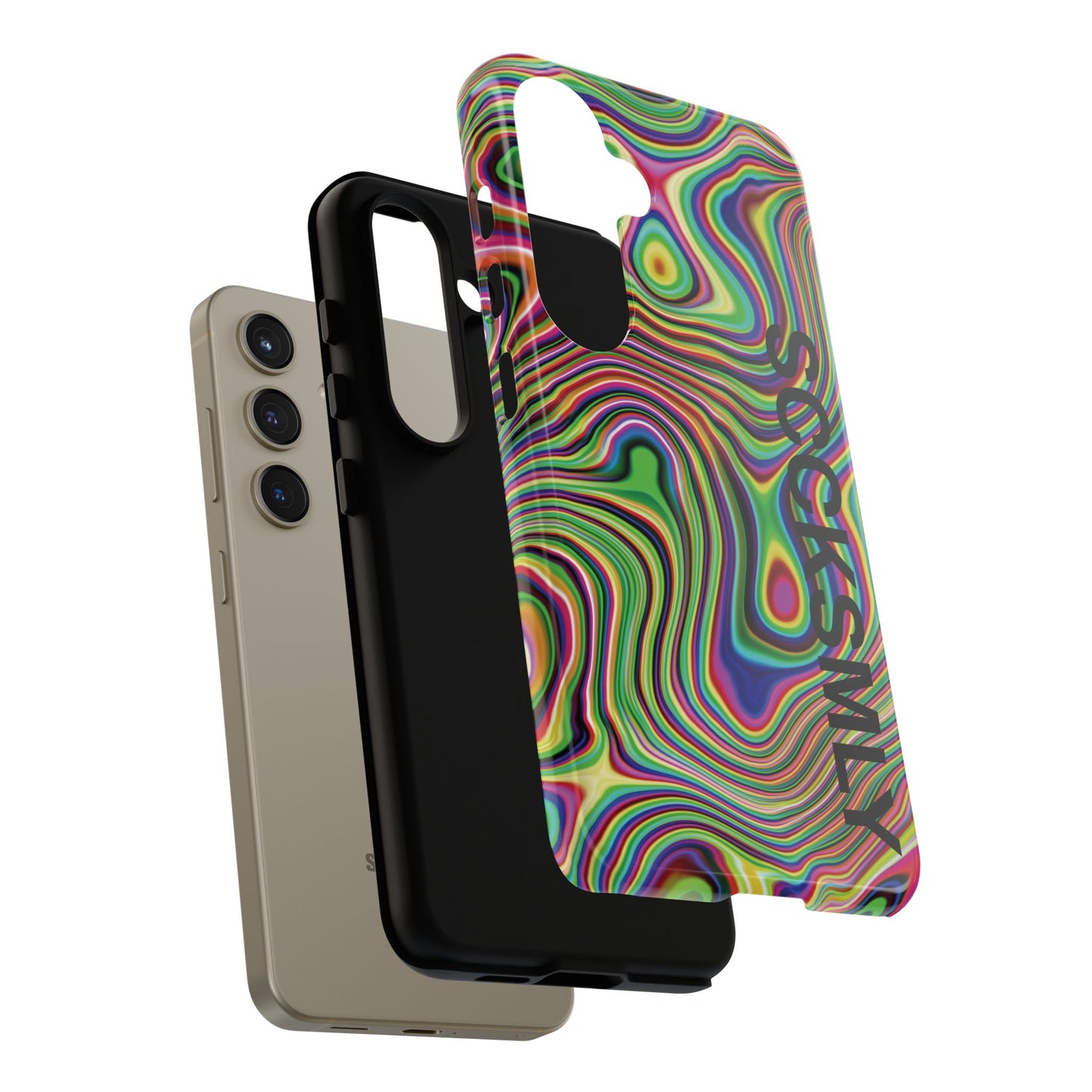 Acid Swirl Phone Case for Samsung