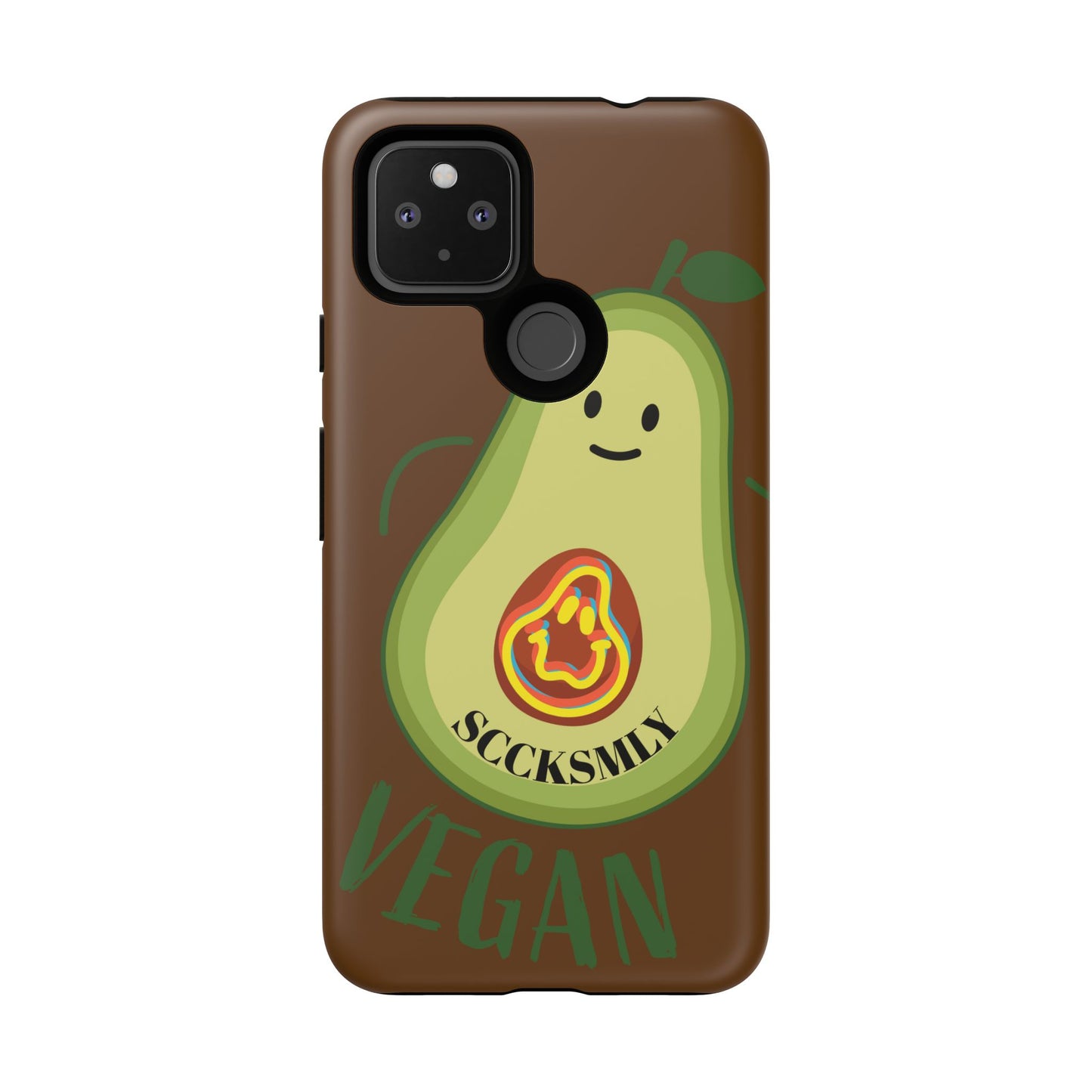 "Google Pixel" Playful Vegan Avocado Phone Case - Tough, Durable Protection with a Fun Design