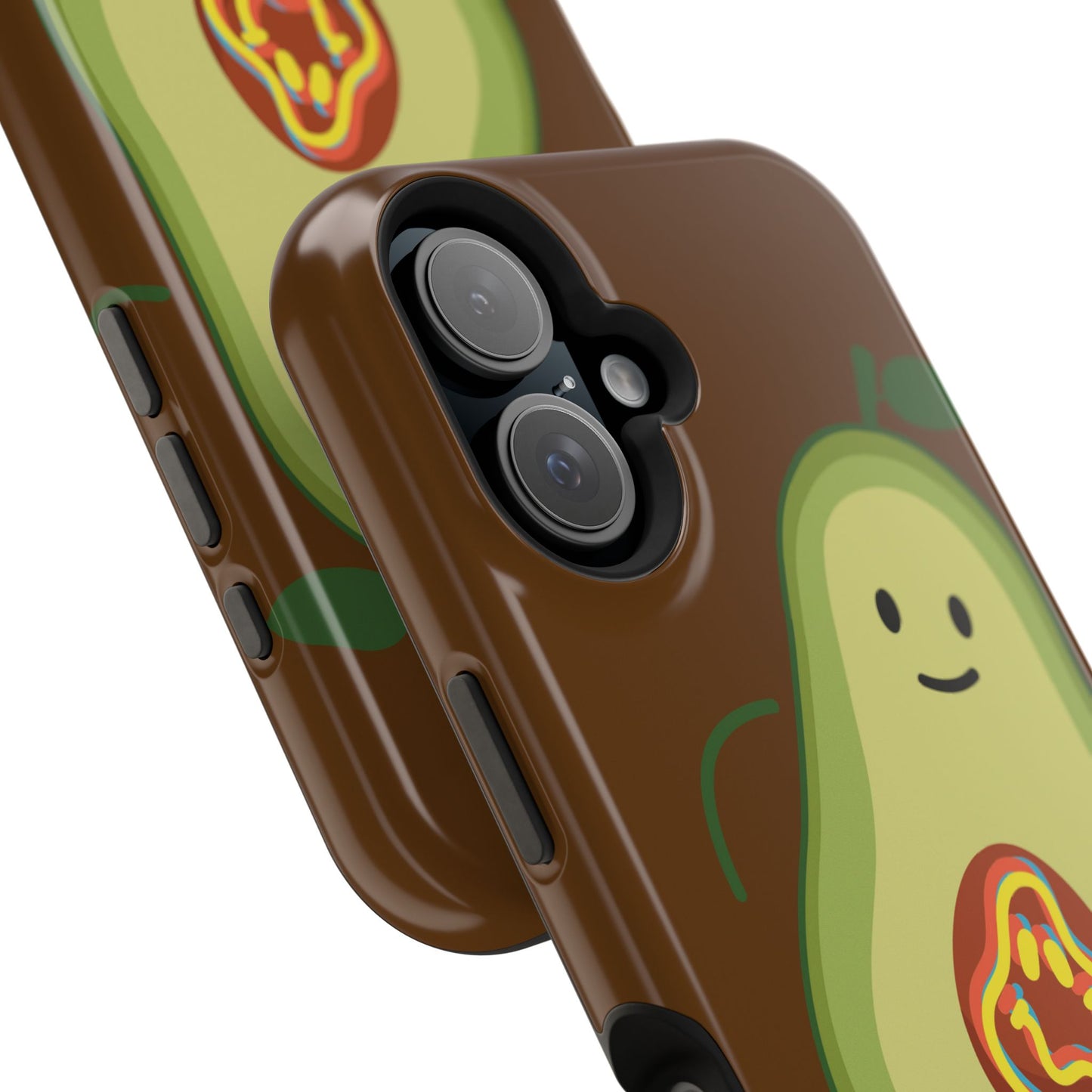 "IOS or Apple" Playful Vegan Avocado Phone Case - Tough, Durable Protection with a Fun Design