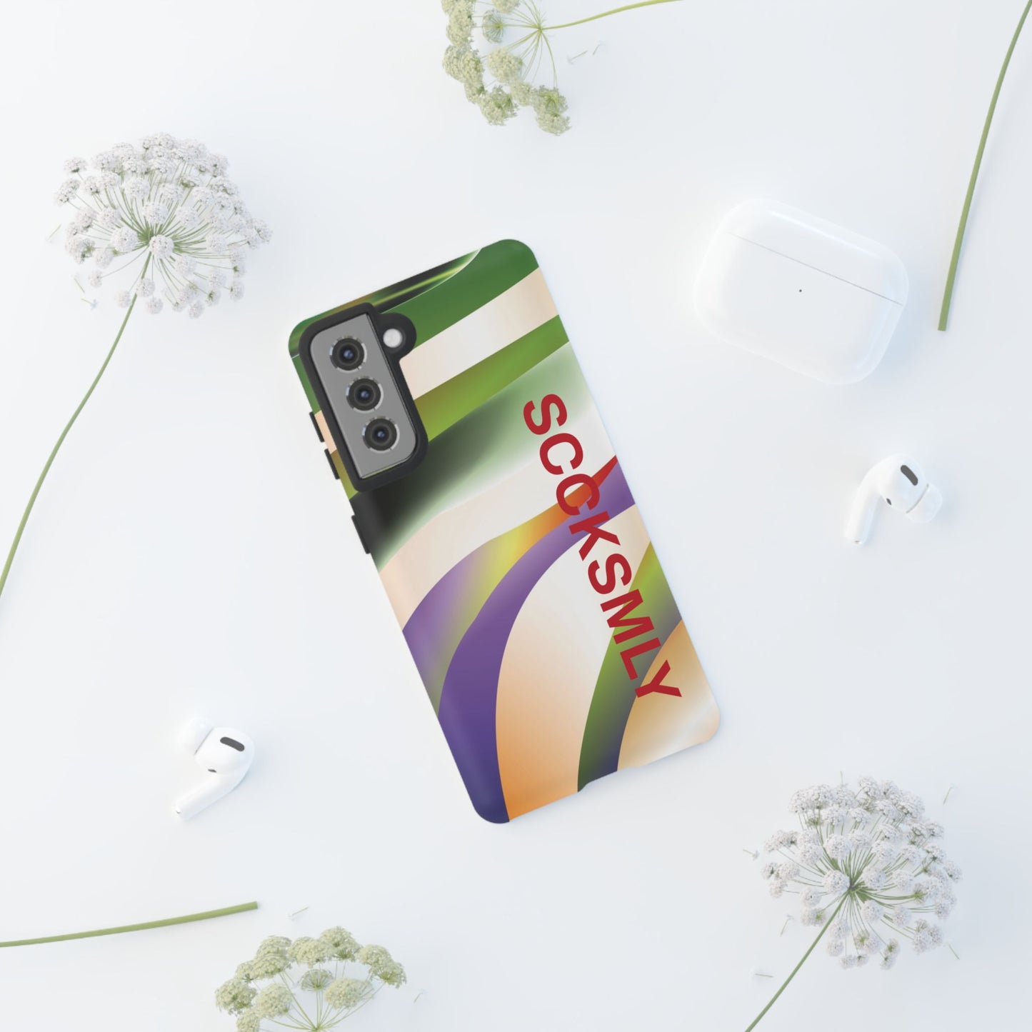 Green Waves Phone Case for Samsung