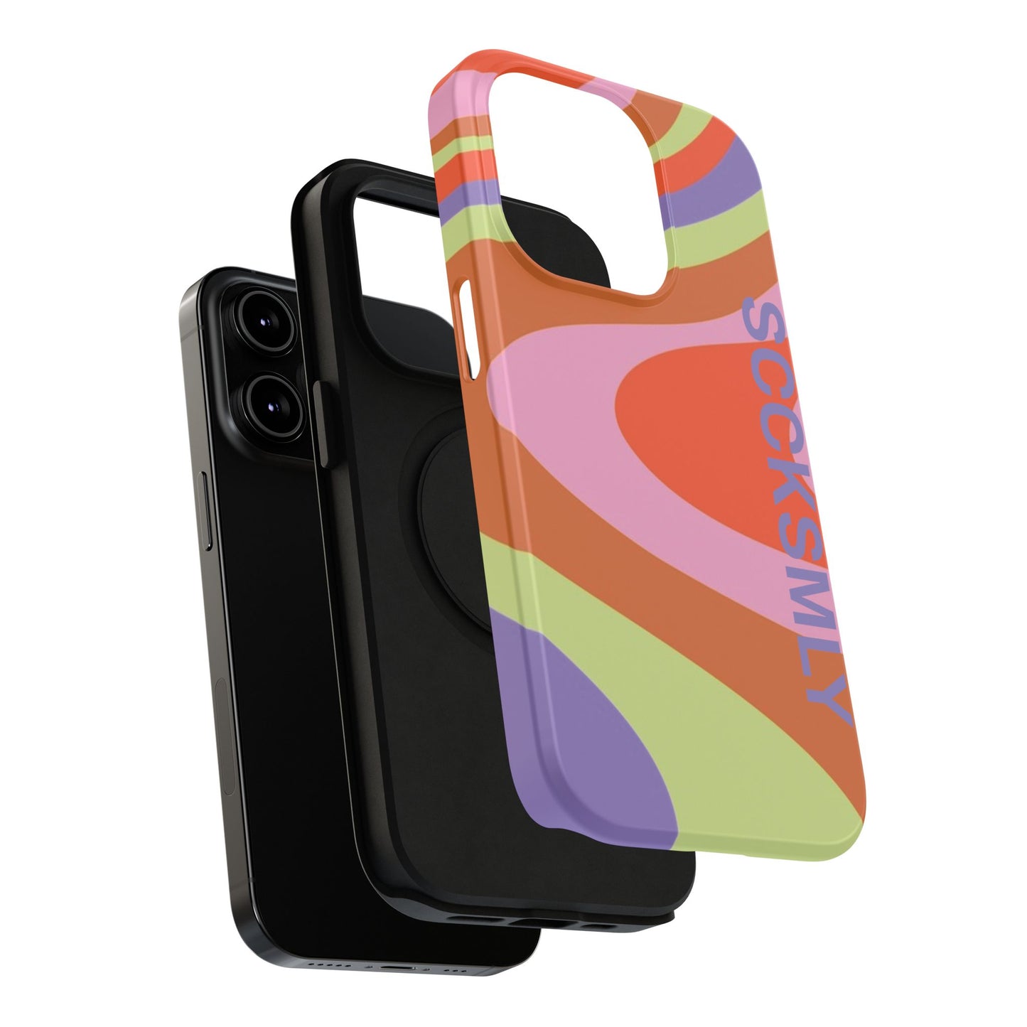 Curvy Swirl Phone Case for "IOS or Apple"