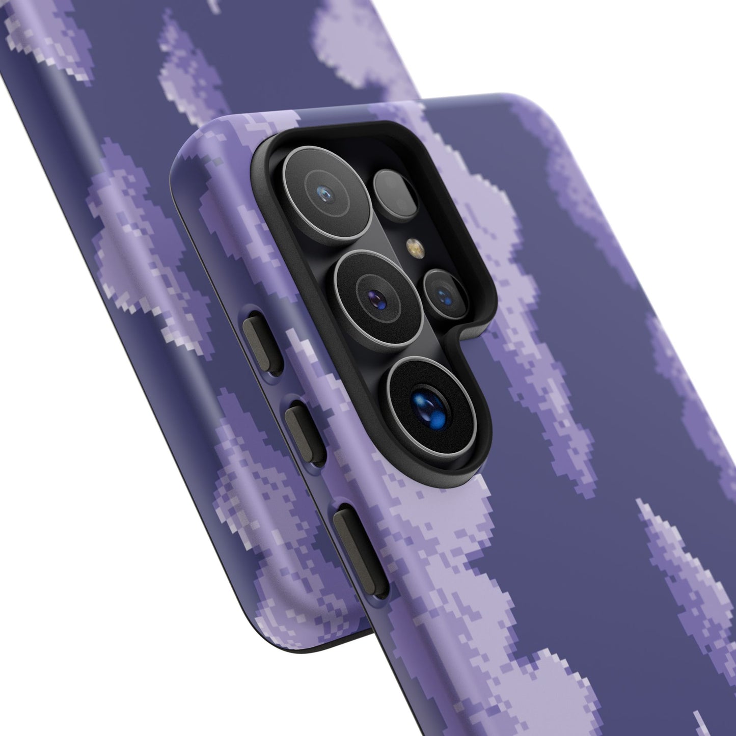 Lilac Pixel Cloud Tough Phone Case for Samsung