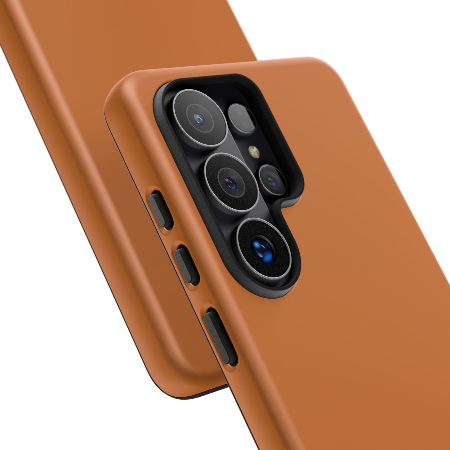 SOLID Terracotta Coal Tough Case for Samsung