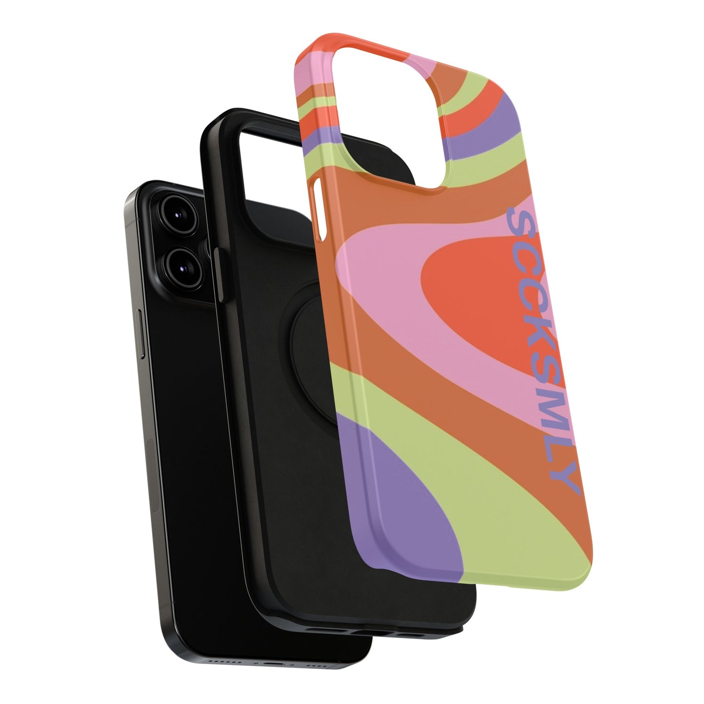 Curvy Swirl Phone Case for "IOS or Apple"