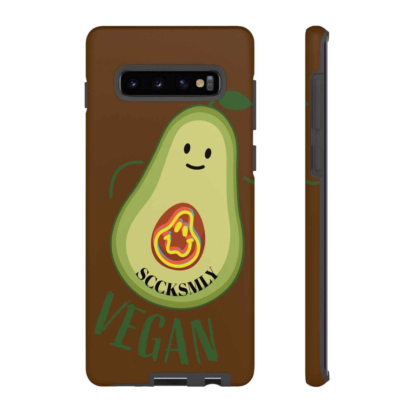 "Android" Playful Vegan Avocado Phone Case - Tough, Durable Protection with a Fun Design