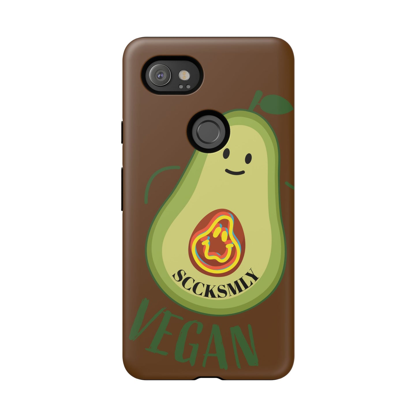 "Google Pixel" Playful Vegan Avocado Phone Case - Tough, Durable Protection with a Fun Design