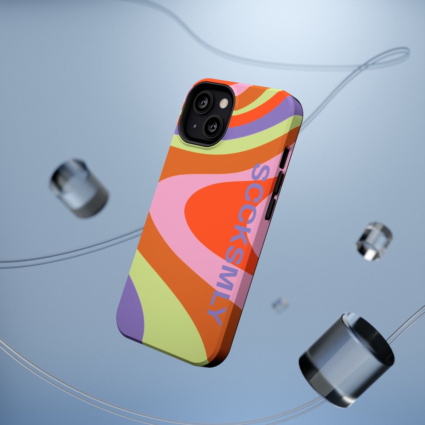 Curvy Swirl Phone Case for "IOS or Apple"