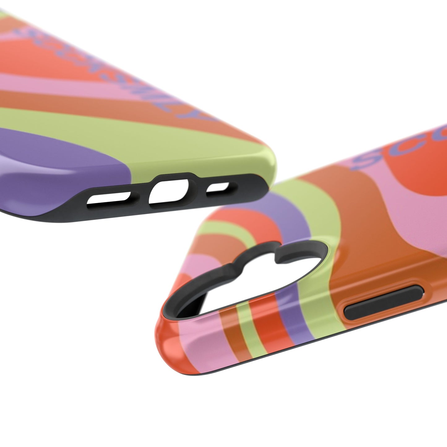 Curvy Swirl Phone Case for "IOS or Apple"