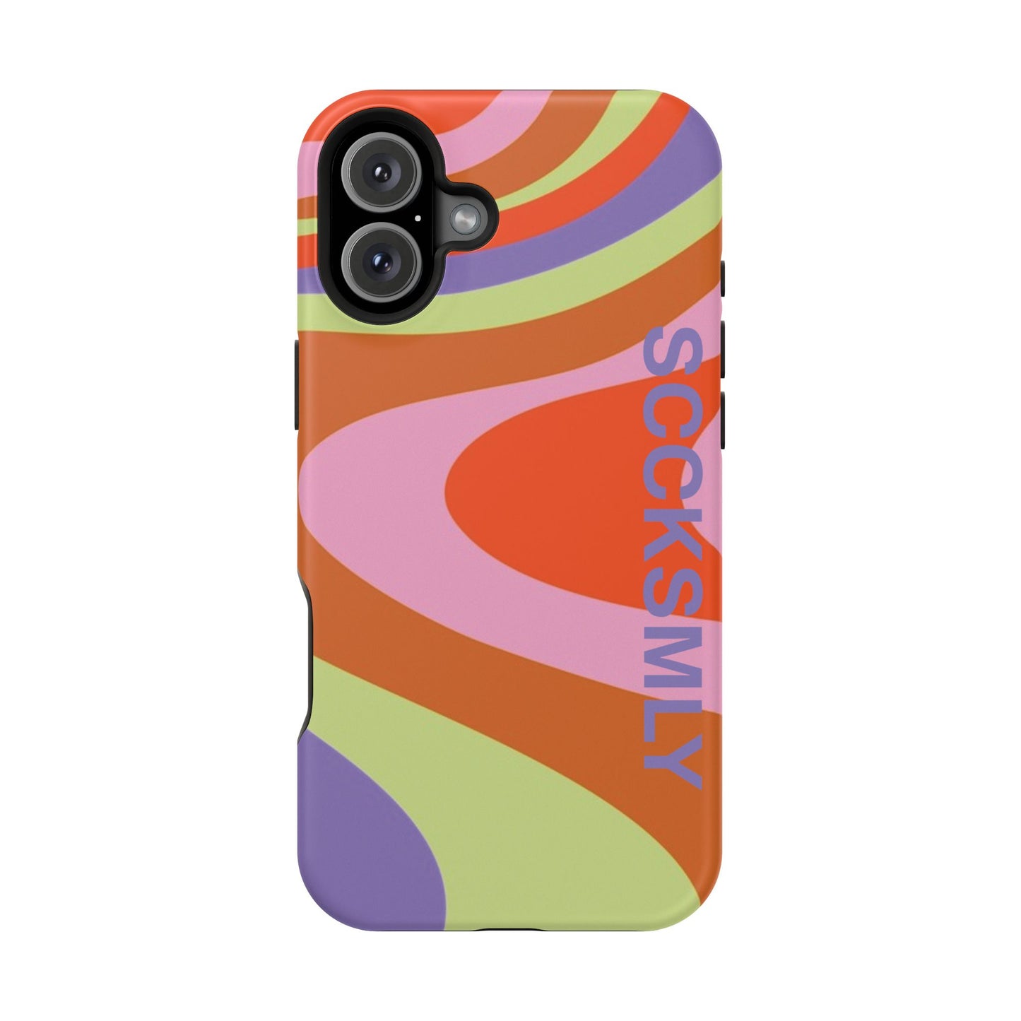 Curvy Swirl Phone Case for "IOS or Apple"