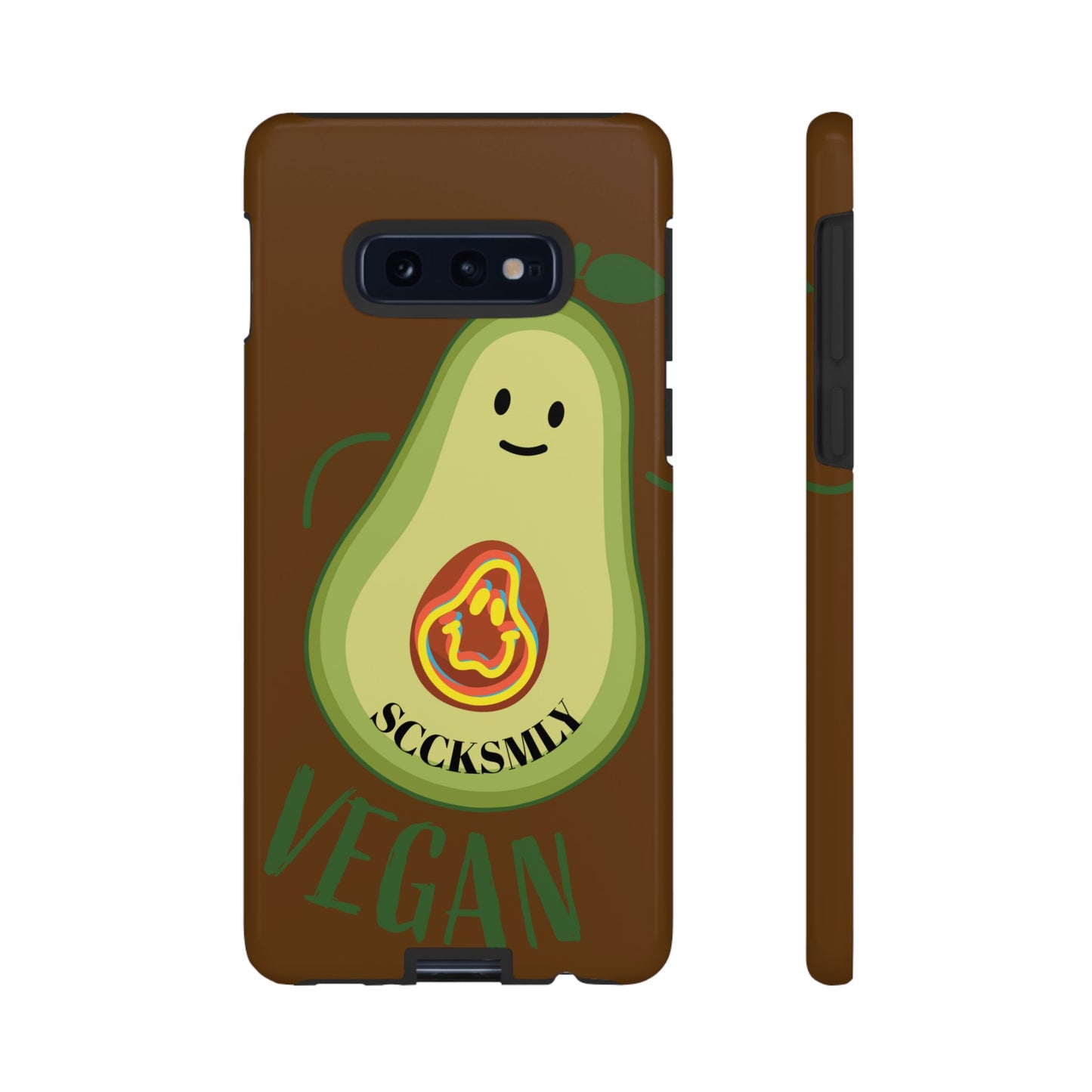 "Android" Playful Vegan Avocado Phone Case - Tough, Durable Protection with a Fun Design