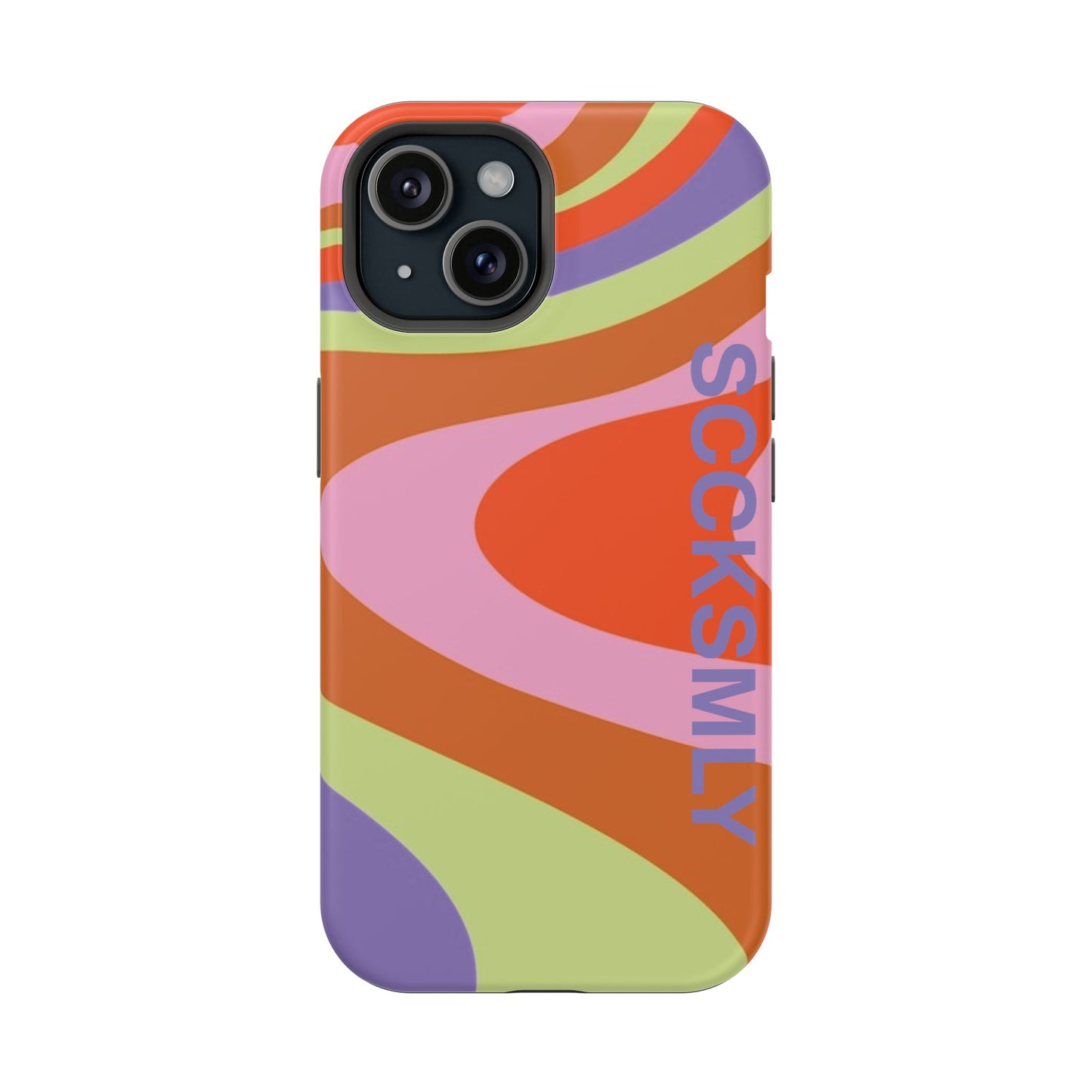 Curvy Swirl Phone Case for "IOS or Apple"