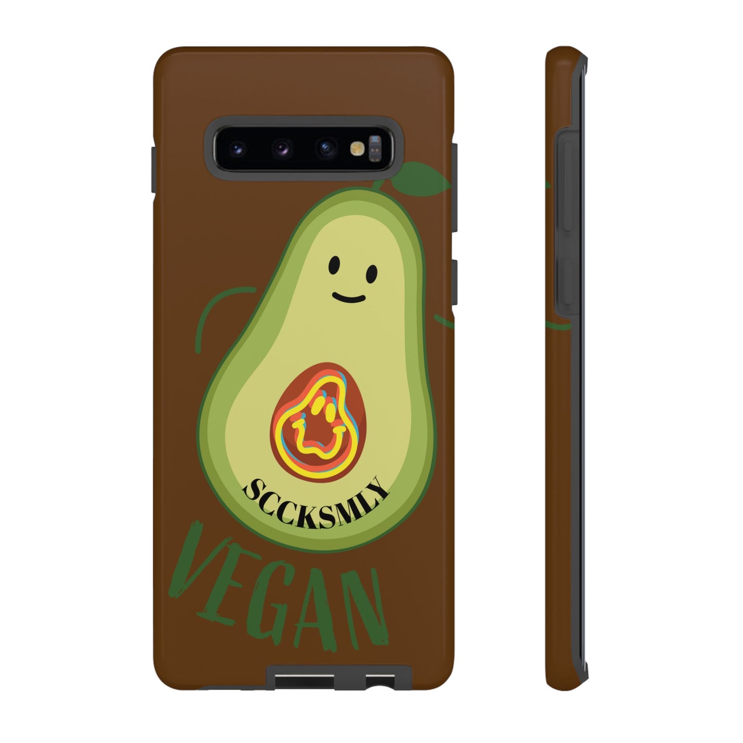 "Android" Playful Vegan Avocado Phone Case - Tough, Durable Protection with a Fun Design