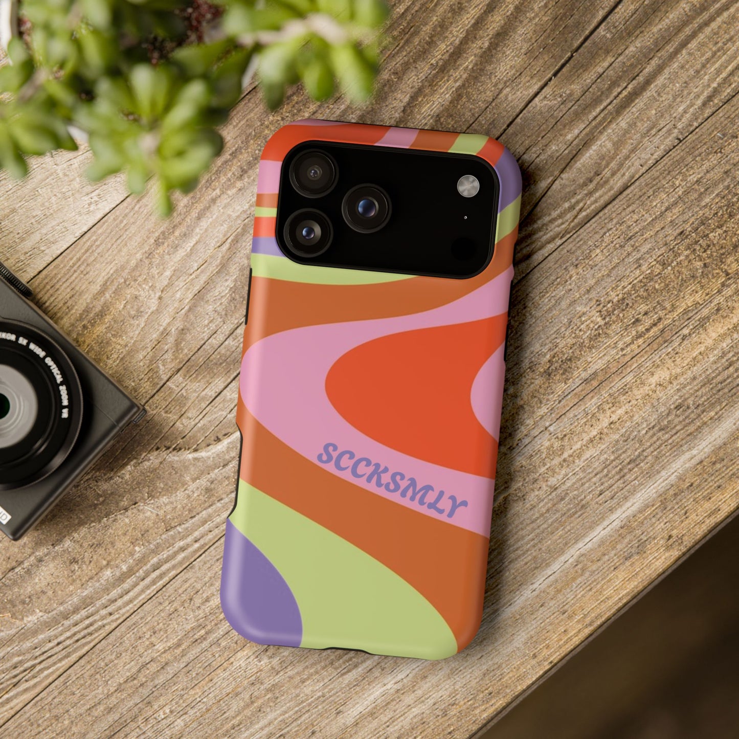 Curvy Swirl Phone Case for Apple