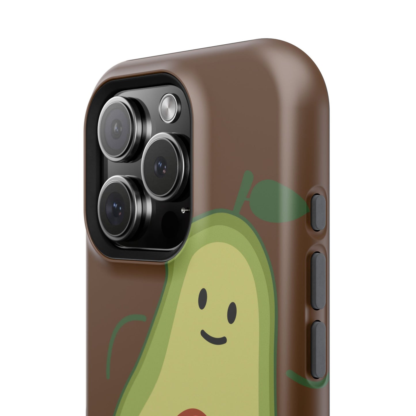 "IOS or Apple" Playful Vegan Avocado Phone Case - Tough, Durable Protection with a Fun Design