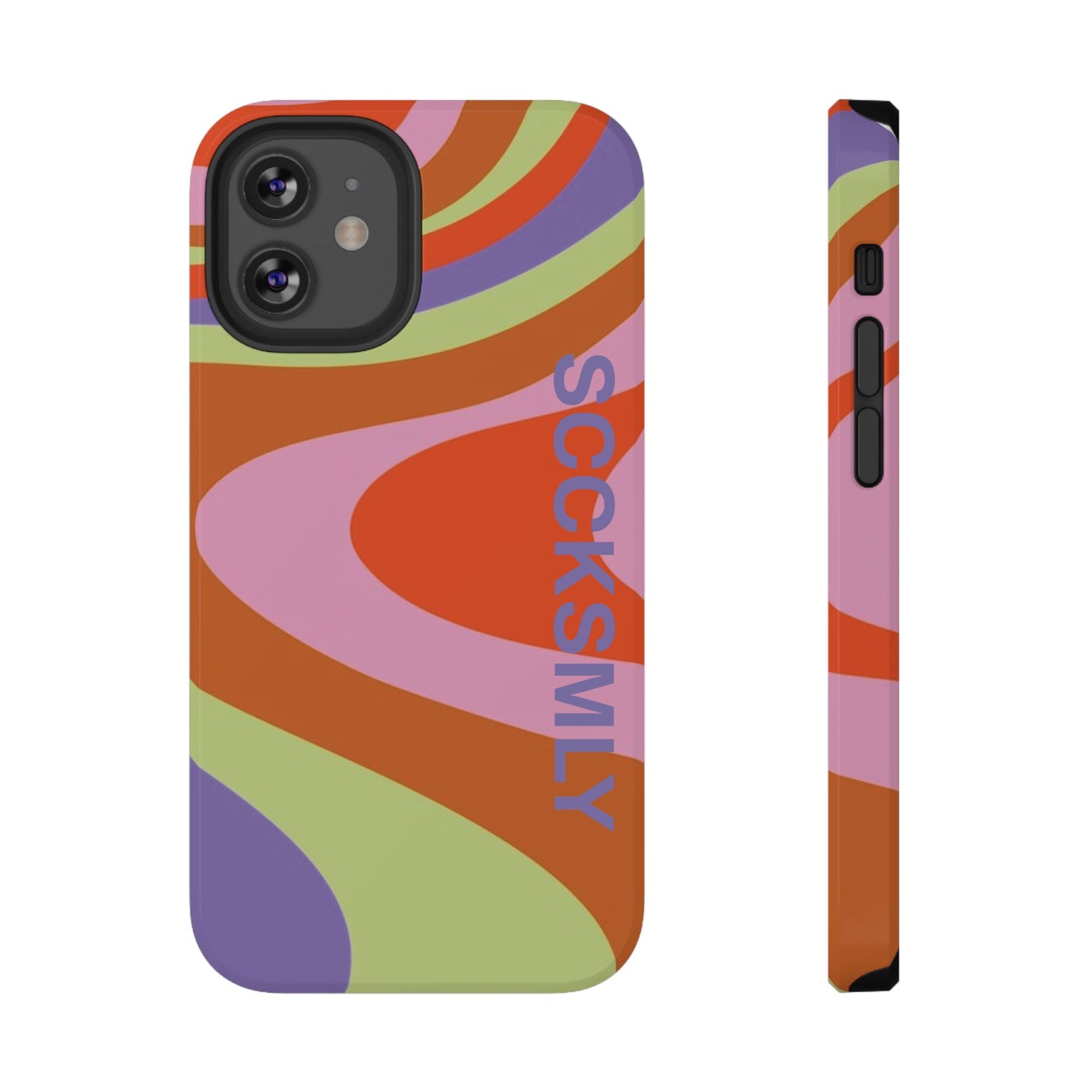 Curvy Swirl Phone Case for "IOS or Apple"