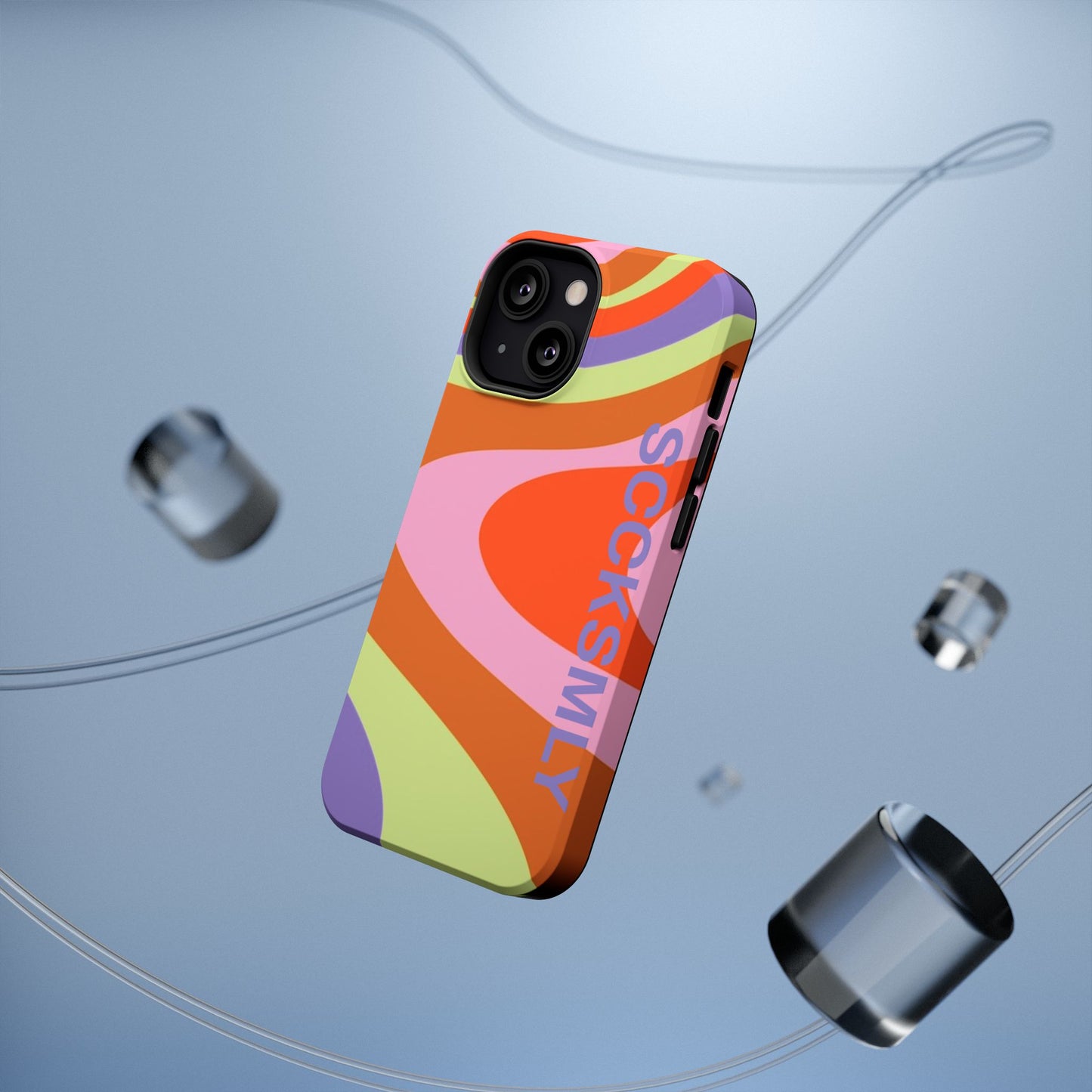 Curvy Swirl Phone Case for "IOS or Apple"