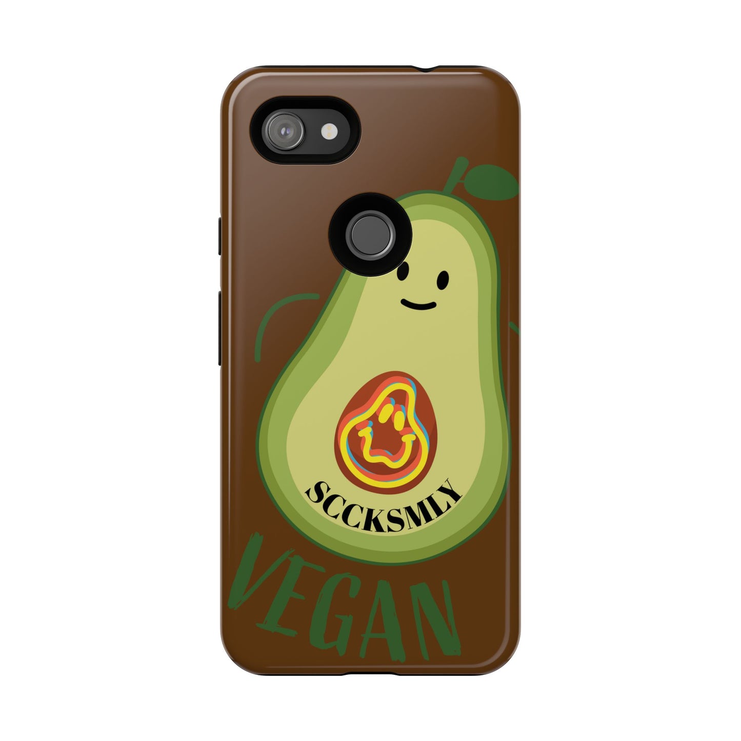 "Google Pixel" Playful Vegan Avocado Phone Case - Tough, Durable Protection with a Fun Design