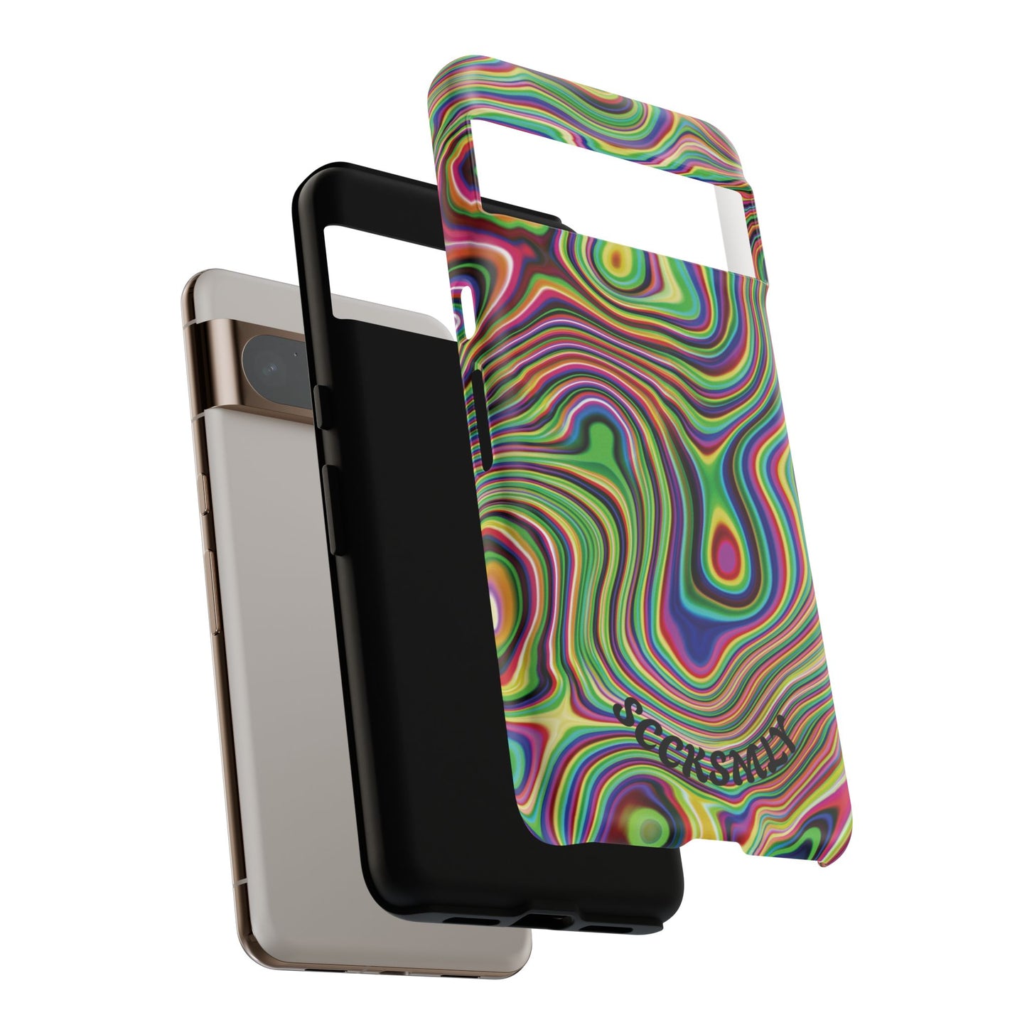 Acid Swirl Phone Case for Google Pixel