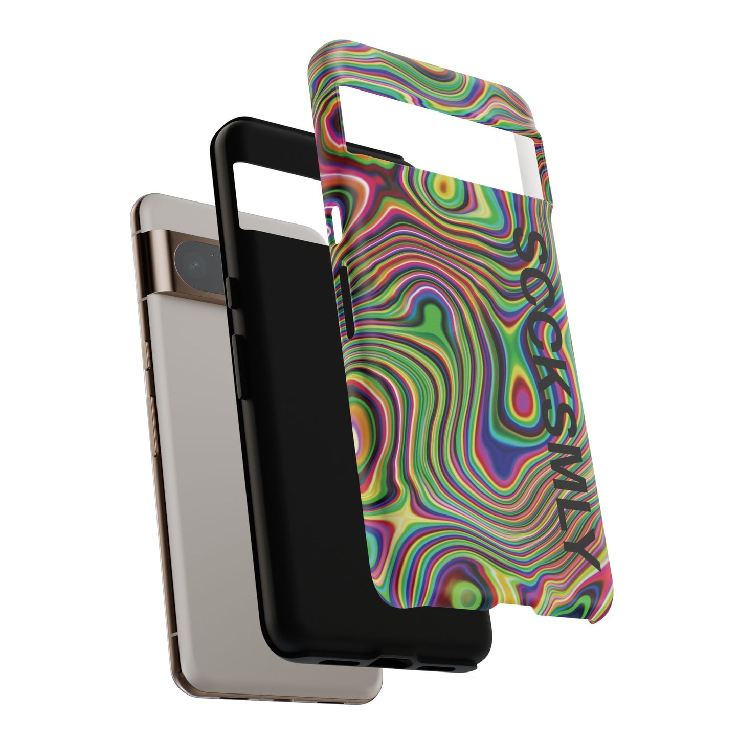 Acid Swirl Phone Case for Google Pixel