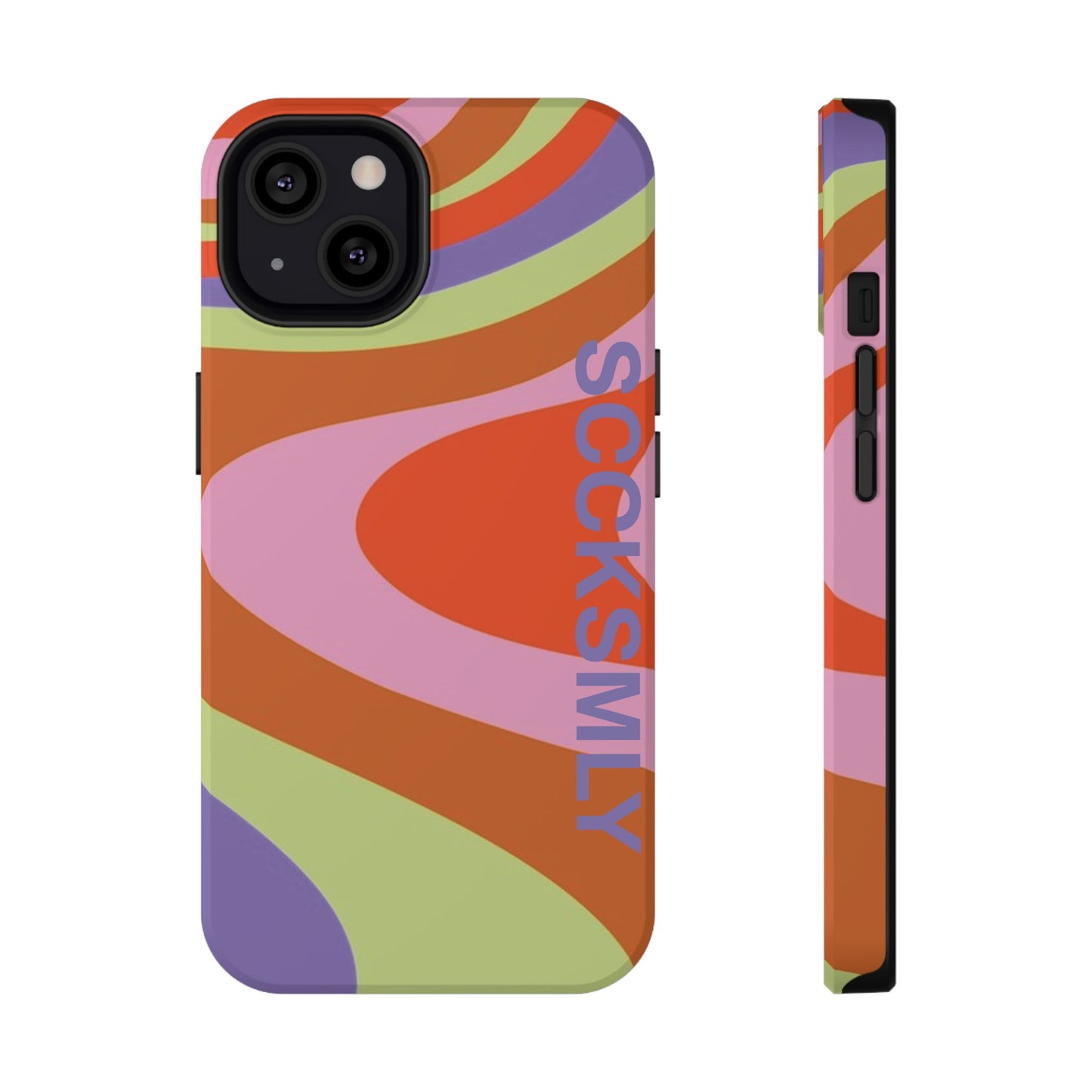 Curvy Swirl Phone Case for "IOS or Apple"