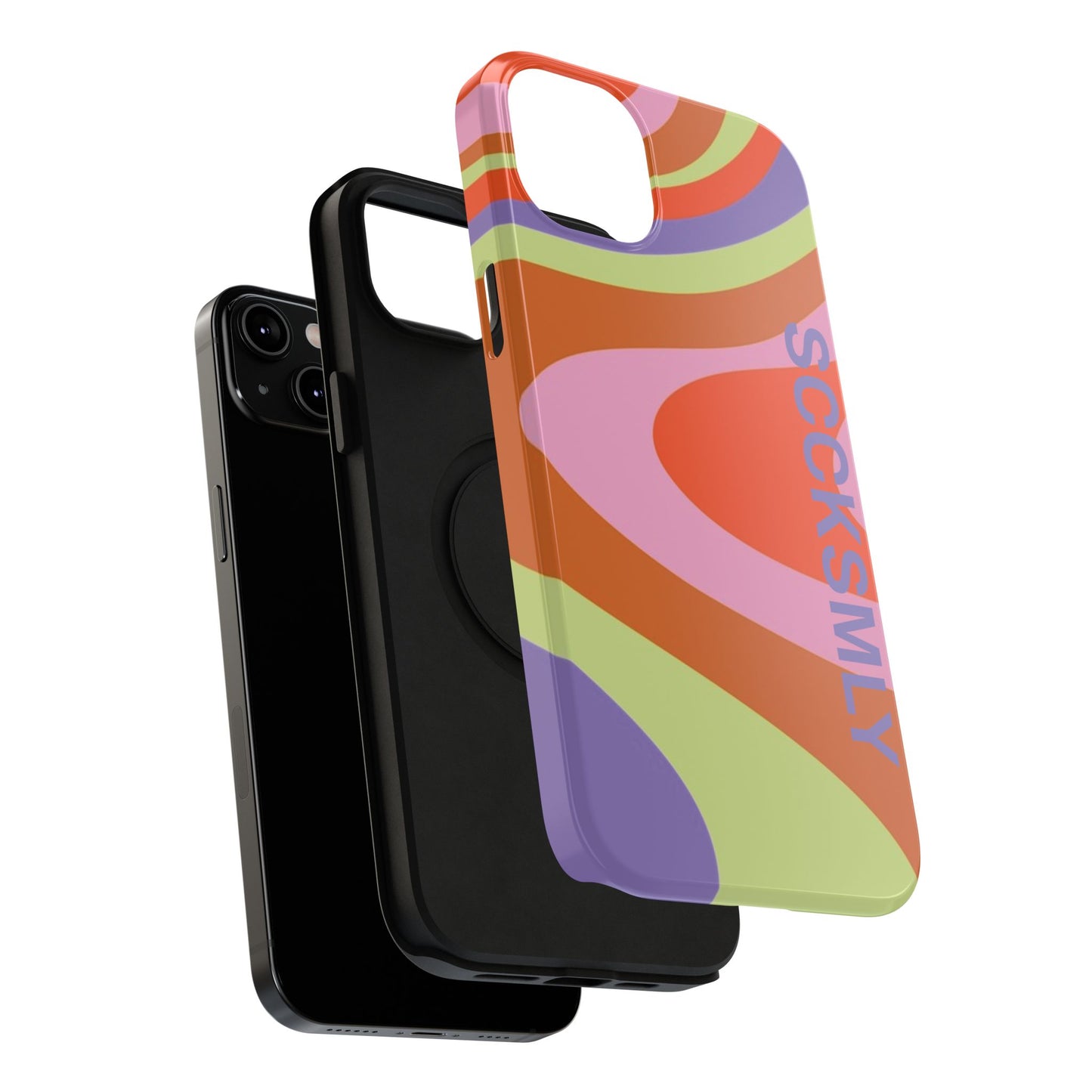 Curvy Swirl Phone Case for "IOS or Apple"