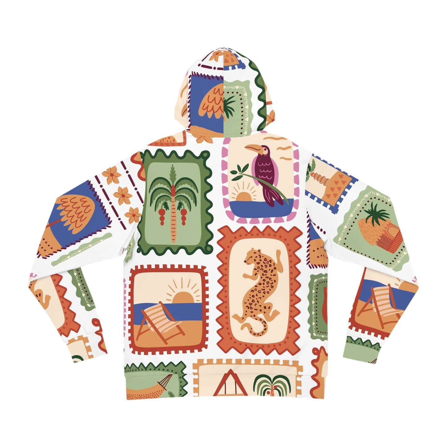 Tropical SCCKSMLY Men's Print Hoodie