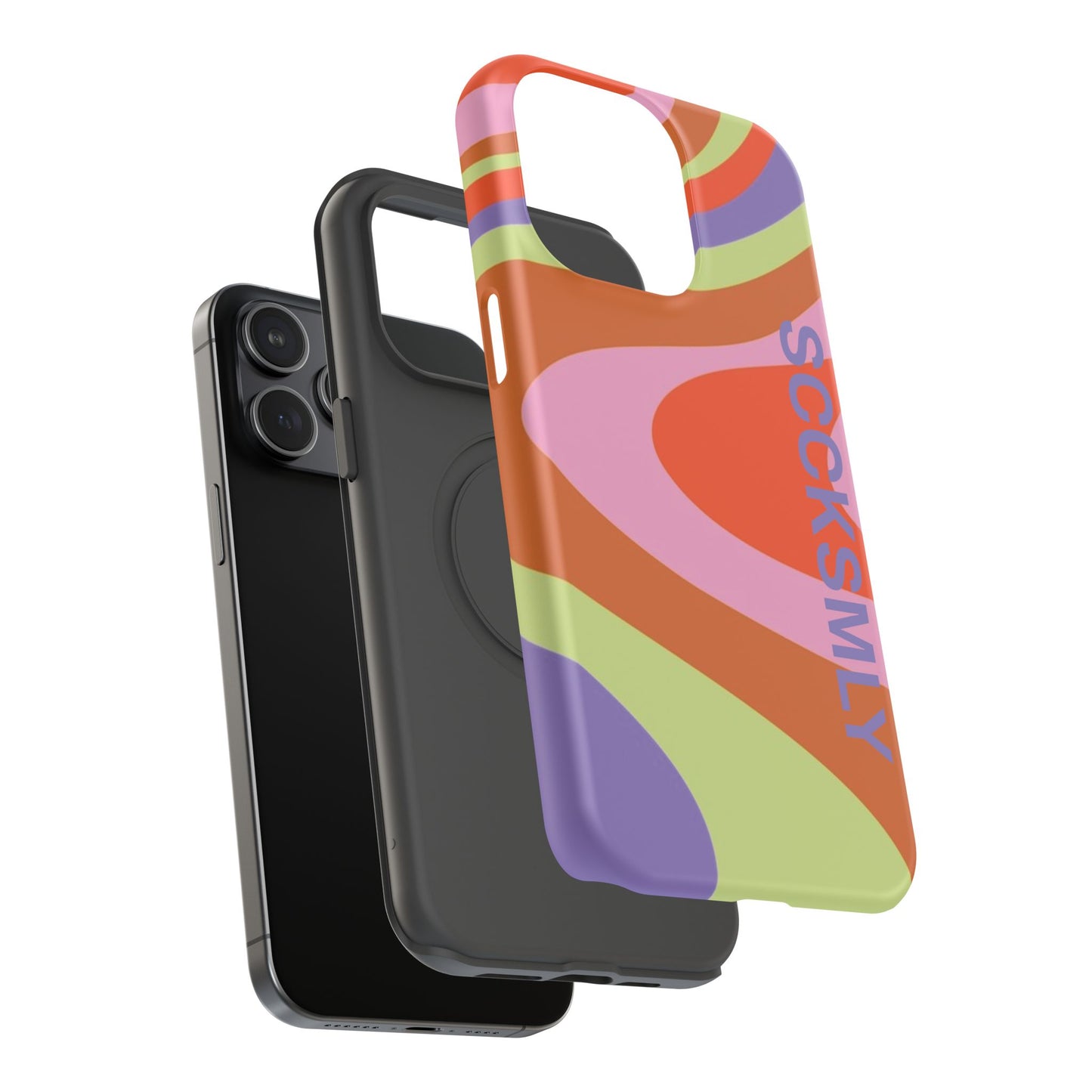 Curvy Swirl Phone Case for "IOS or Apple"