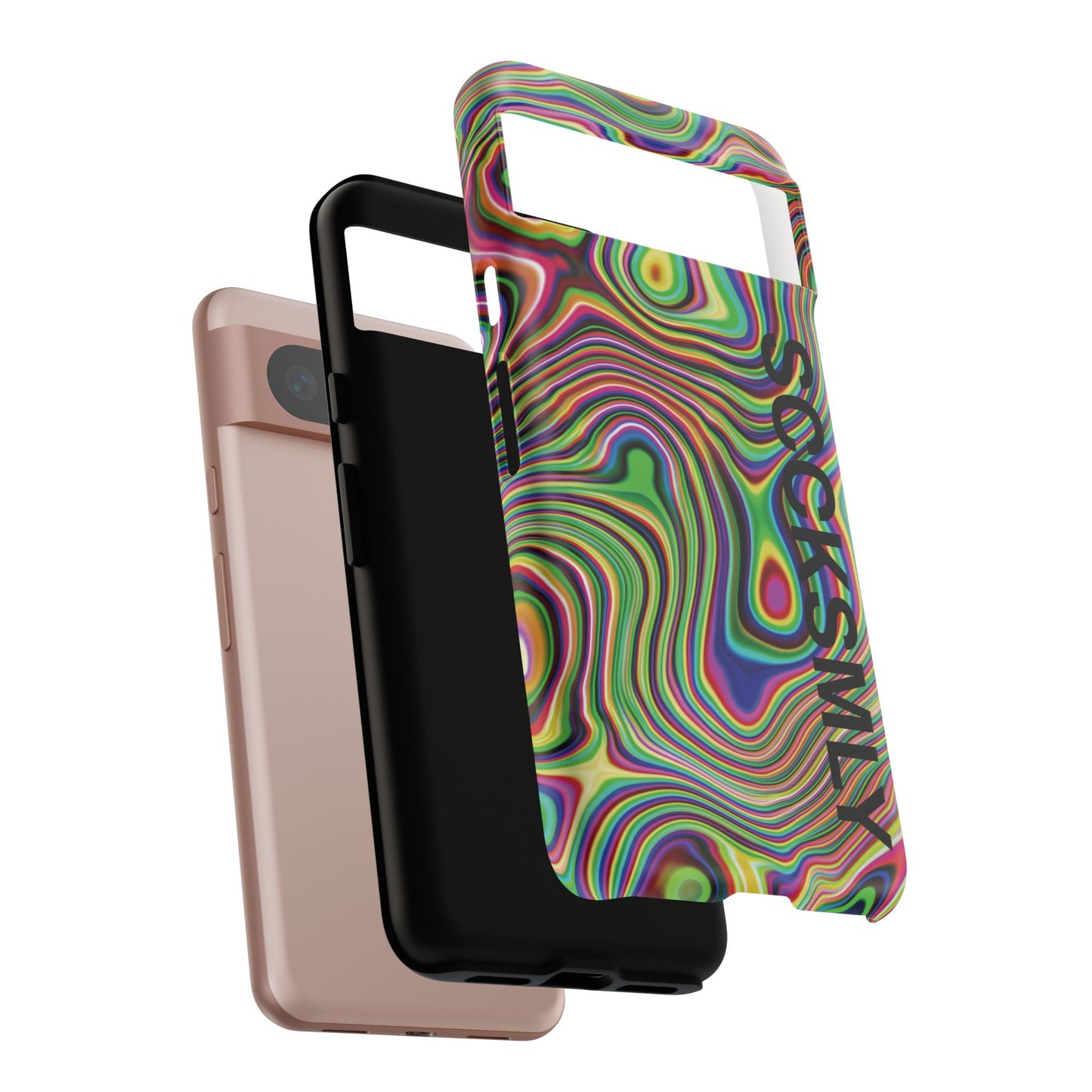 Acid Swirl Phone Case for Google Pixel