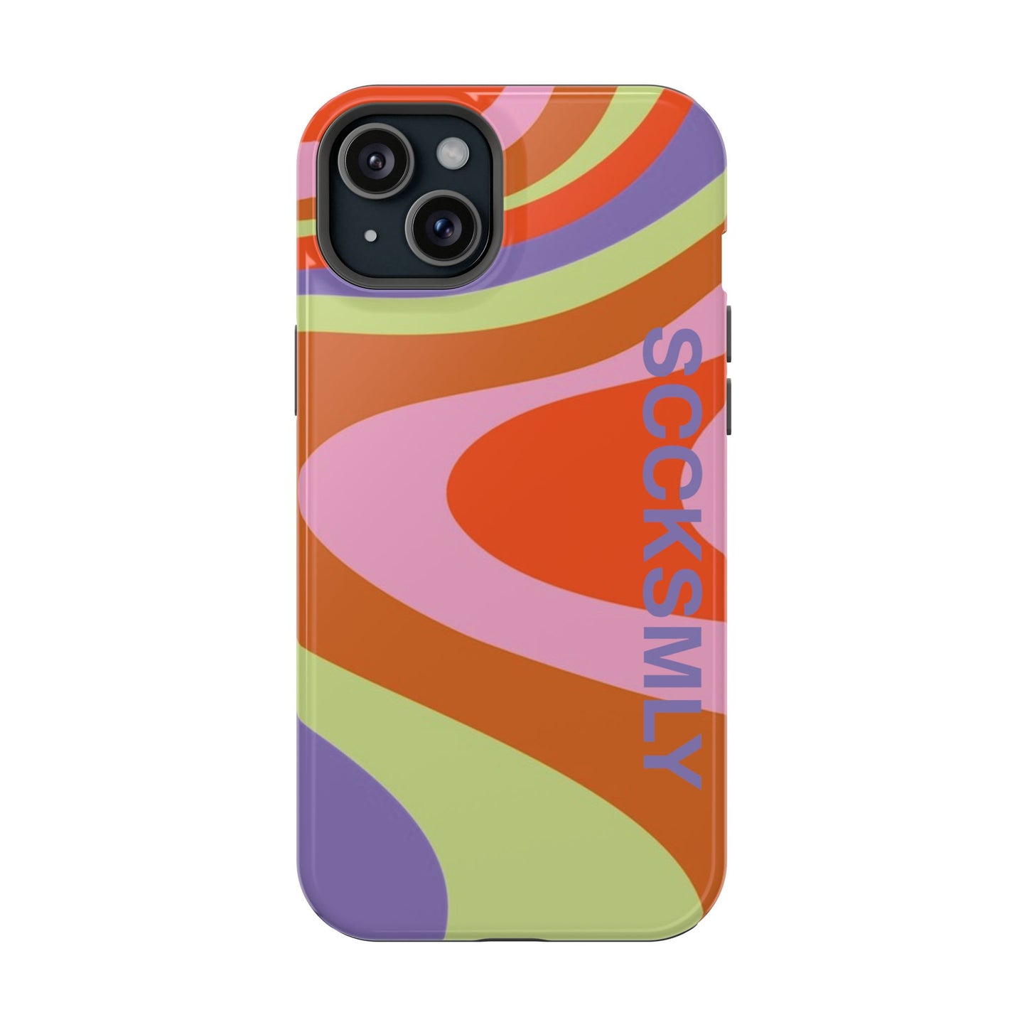 Curvy Swirl Phone Case for "IOS or Apple"