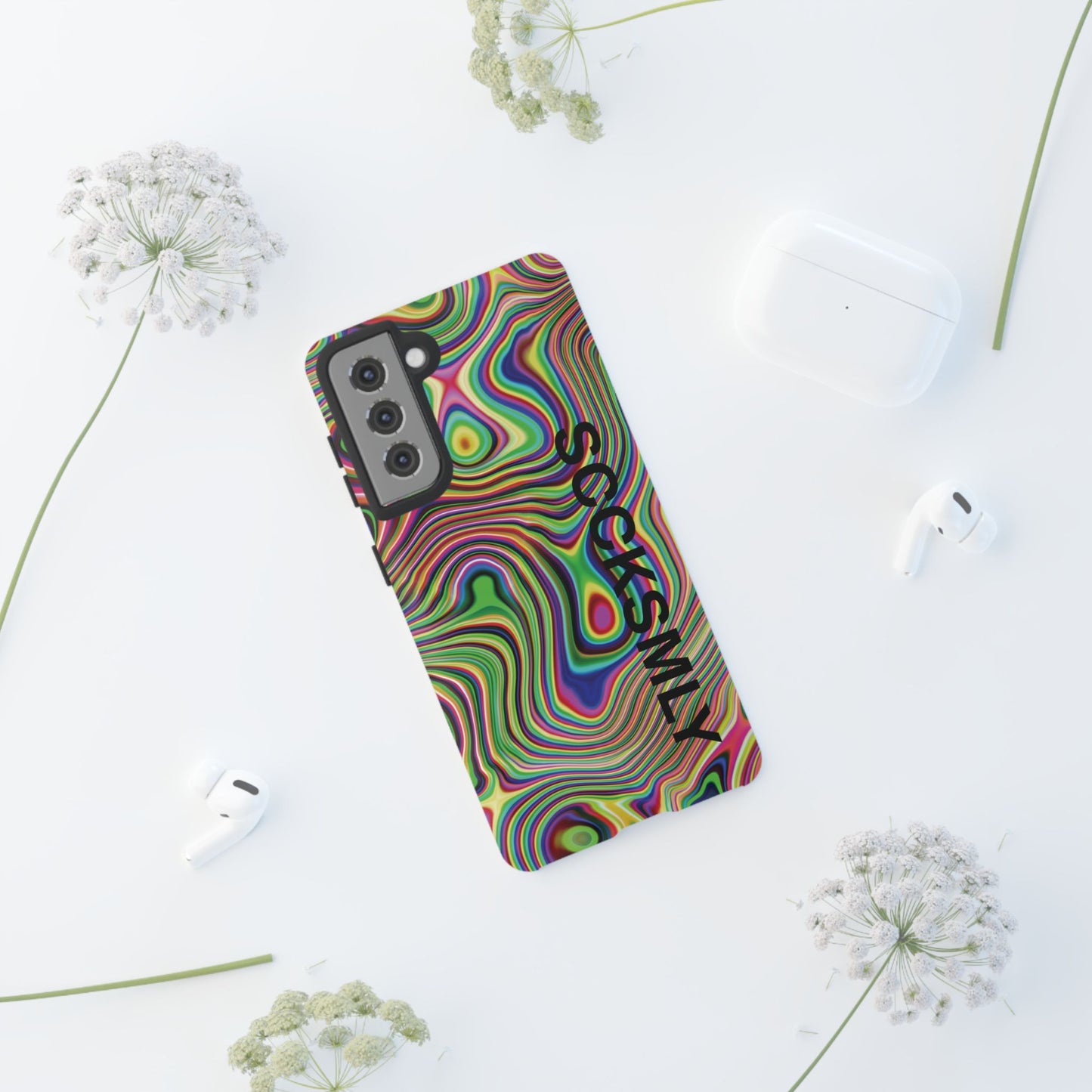 Acid Swirl Phone Case for Samsung