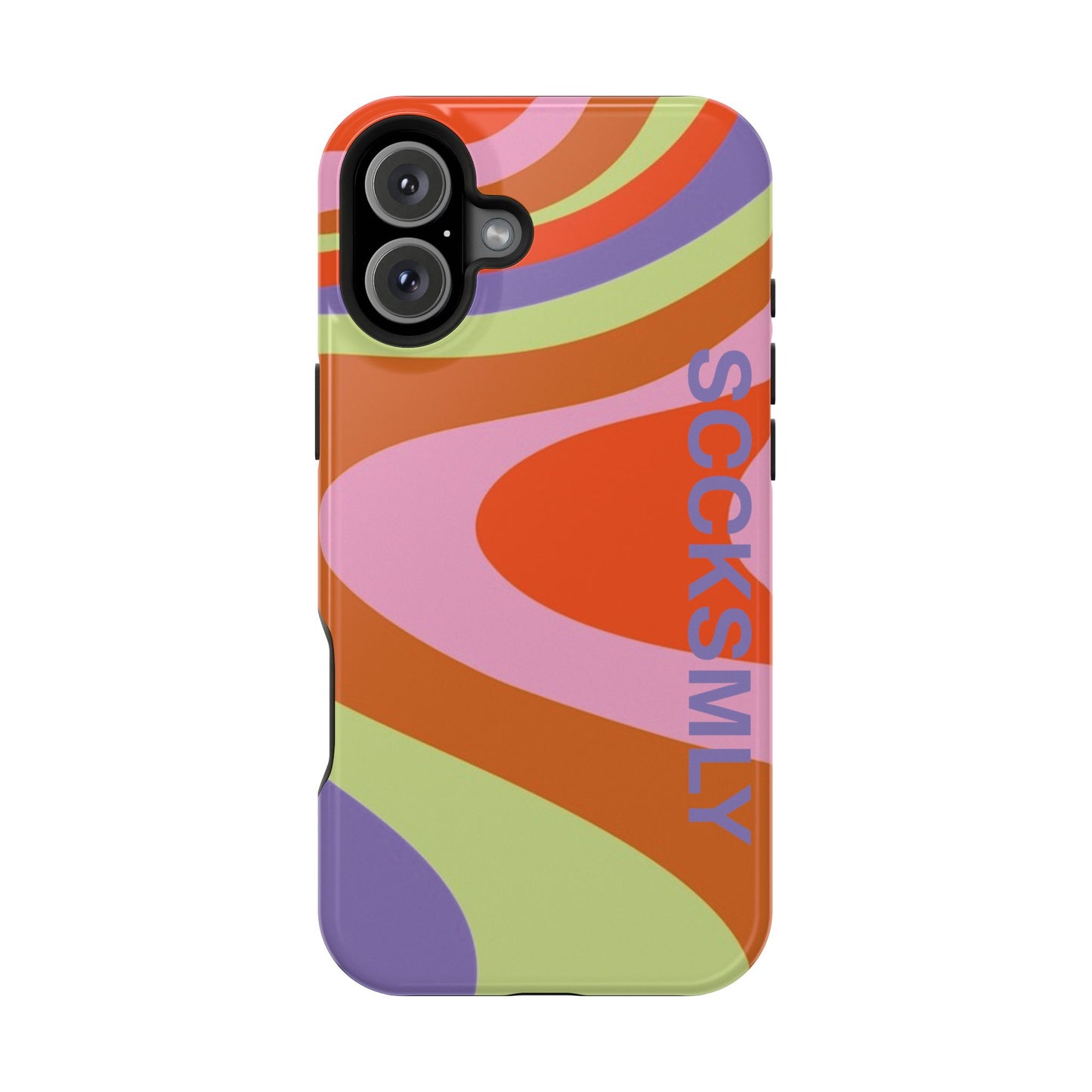 Curvy Swirl Phone Case for "IOS or Apple"