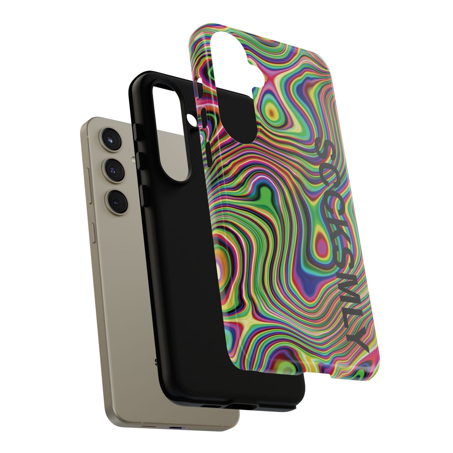 Acid Swirl Phone Case for Samsung