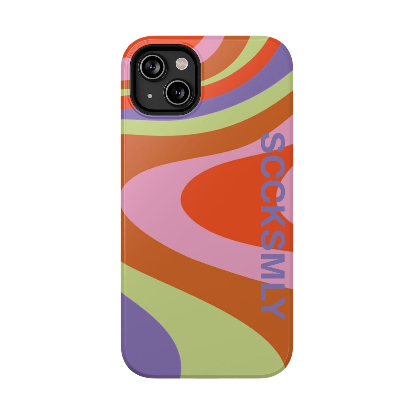 Curvy Swirl Phone Case for "IOS or Apple"
