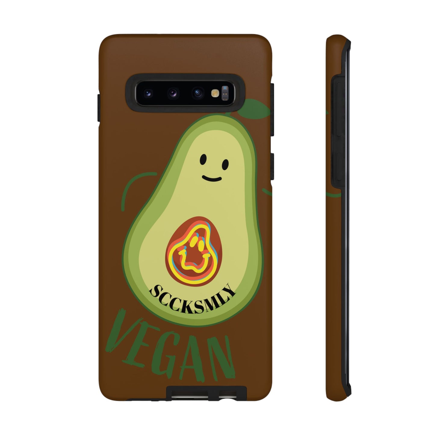"Android" Playful Vegan Avocado Phone Case - Tough, Durable Protection with a Fun Design